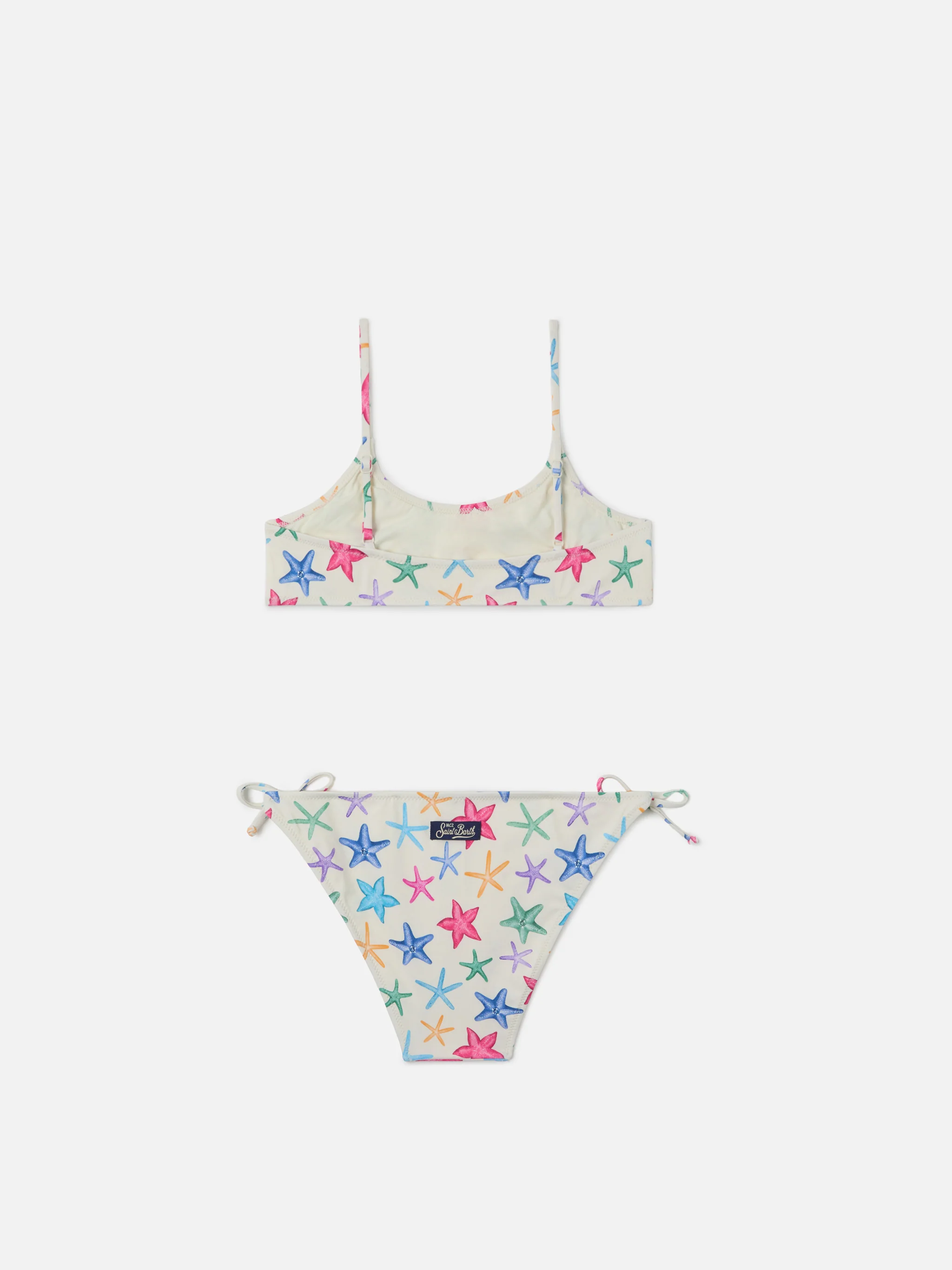 Bikini Jaiden panna con stampa stelle marine multicolor - Image 2