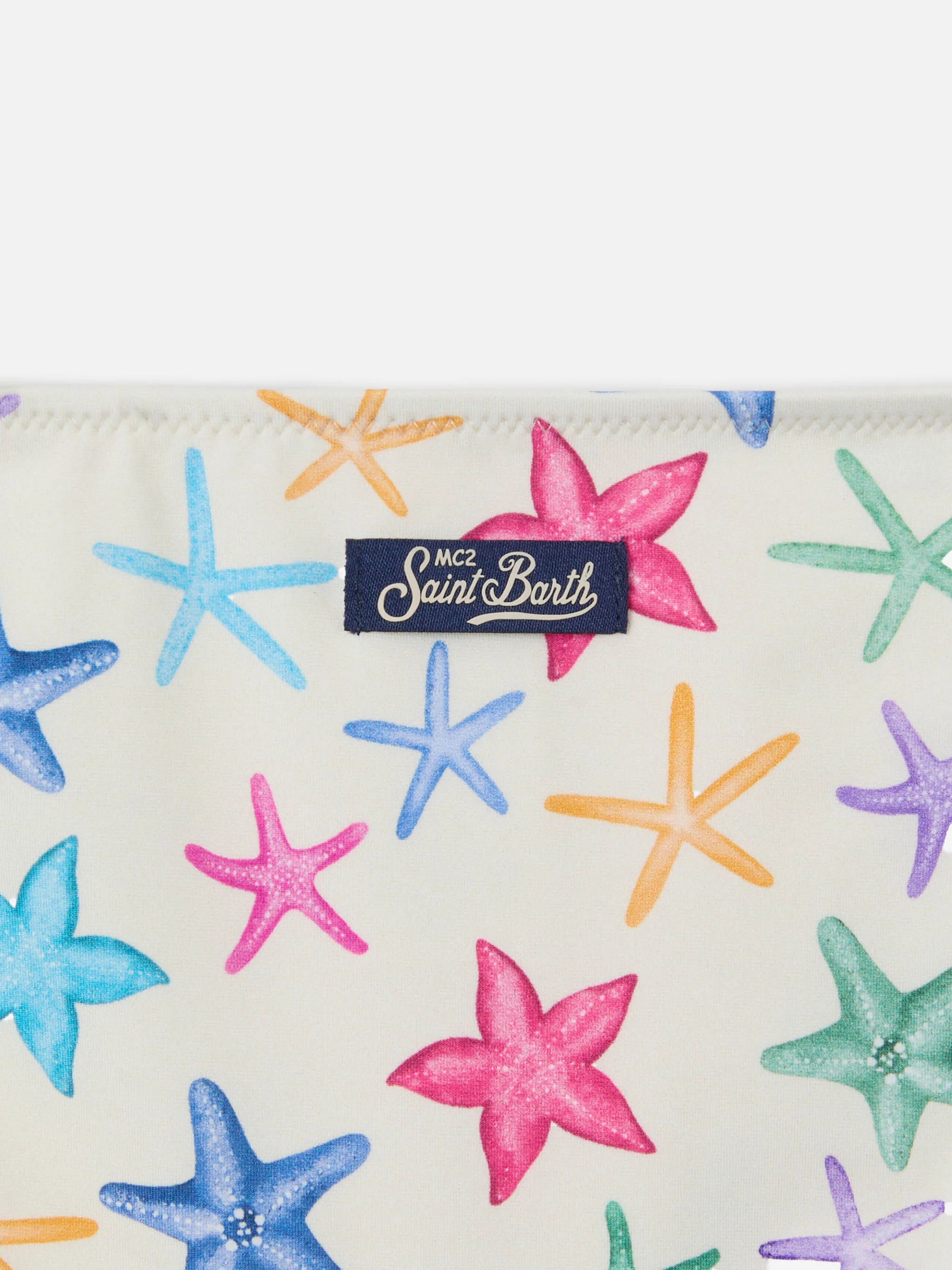 Bikini Jaiden panna con stampa stelle marine multicolor - Image 3