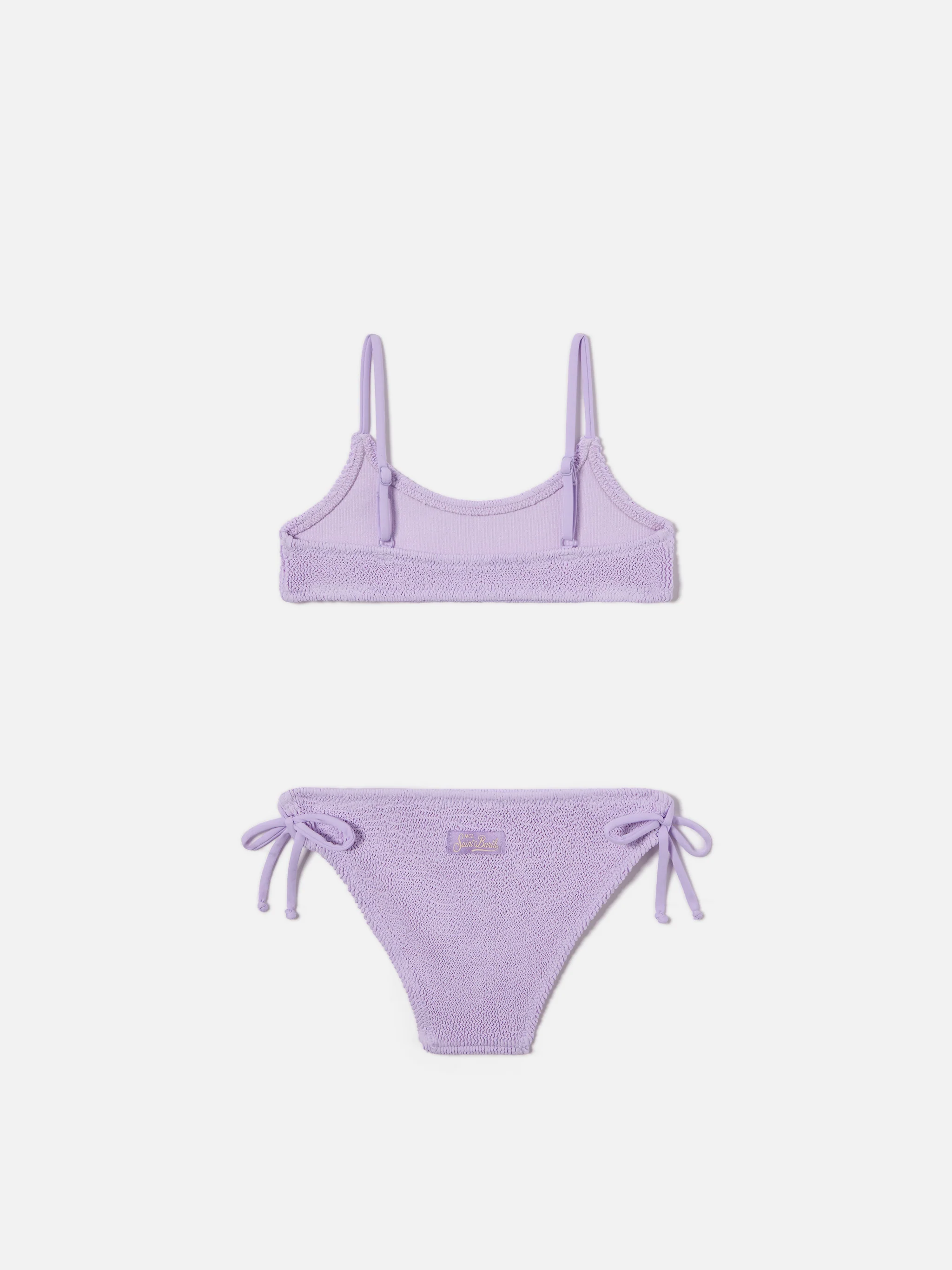 Bikini Jaiden lilla in tessuto crinkle - Image 2