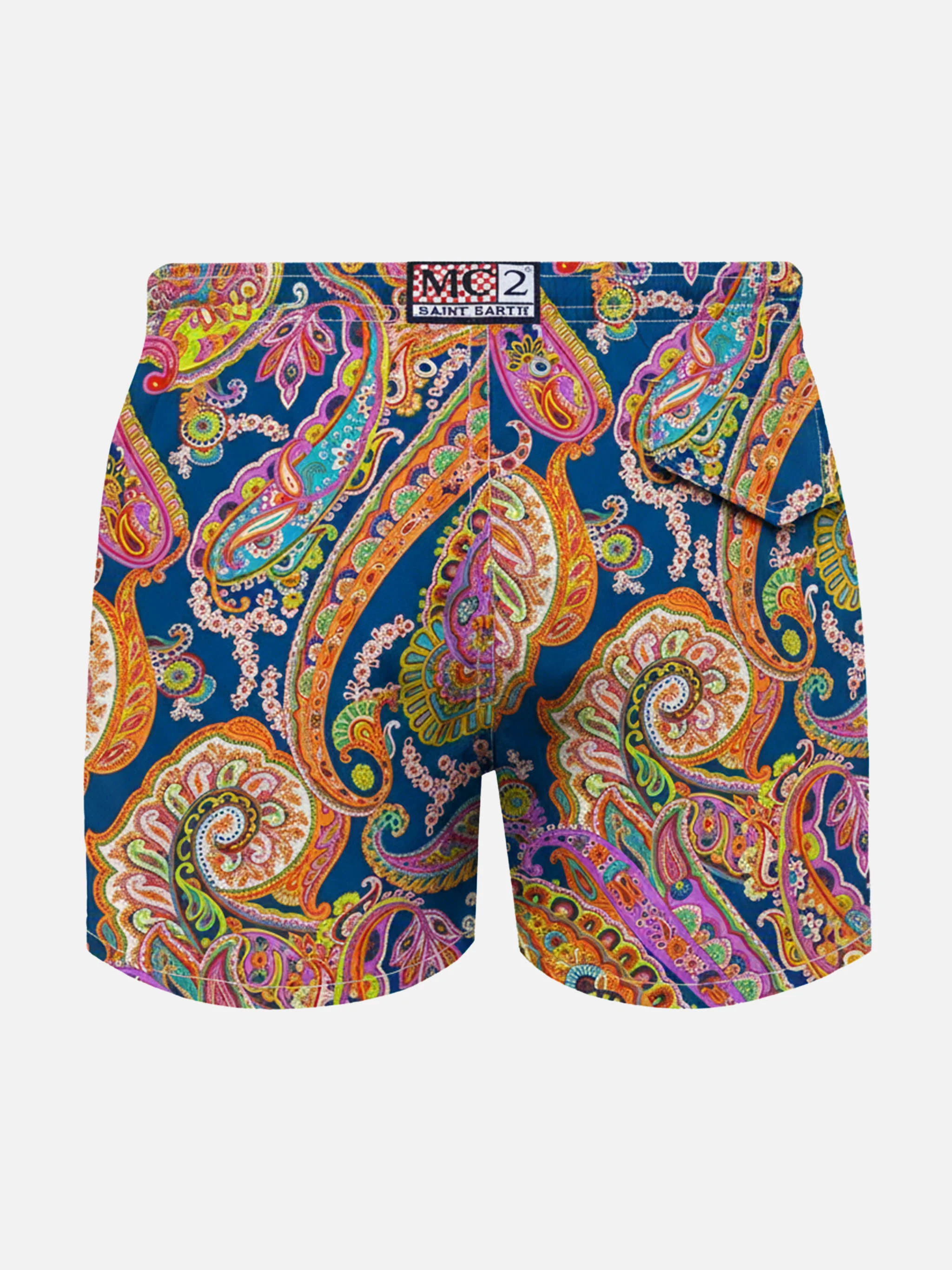 Costume mare Jean Lighting 70 in tessuto leggero con stampa paisley - Image 2