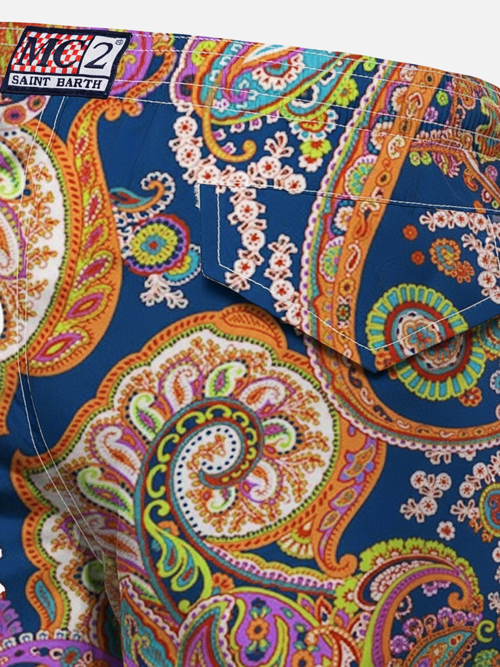 Costume mare Jean Lighting 70 in tessuto leggero con stampa paisley - Image 3