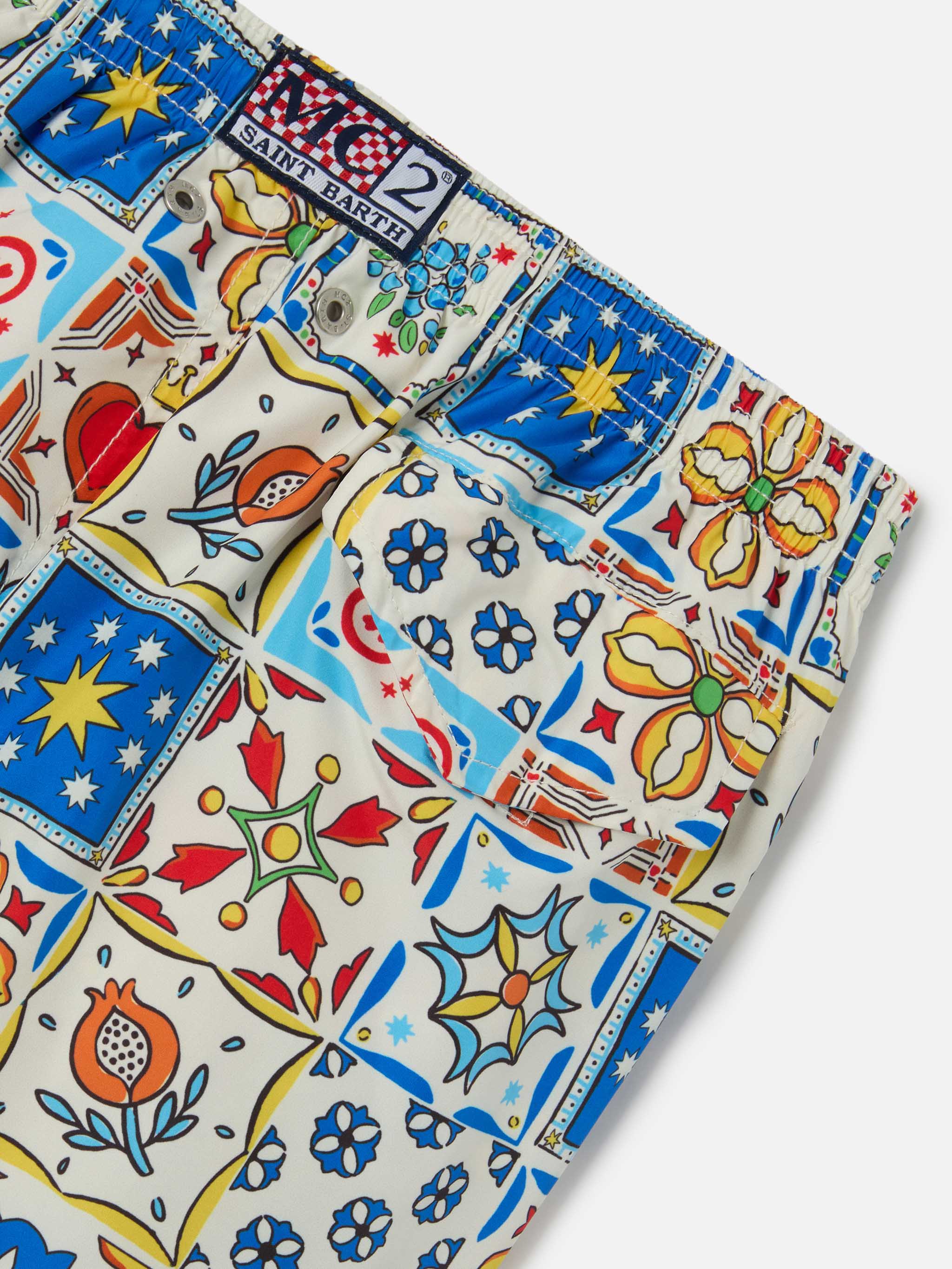 Costume Jean Lighting 70 con stampa maiolica all-over - Image 3