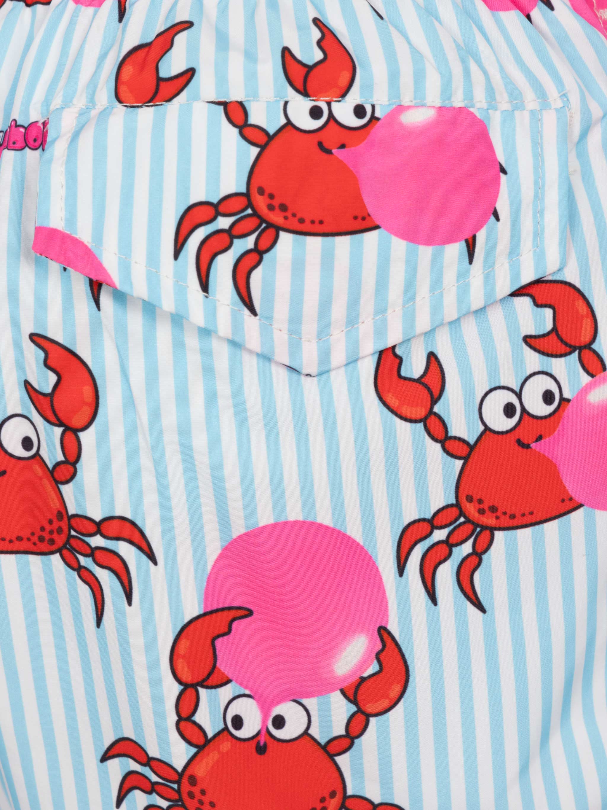 Costume mare Jean Lighting in tessuto leggero con stampa Big Babol granchio | BIG BABOL SPECIAL EDITION - Image 3