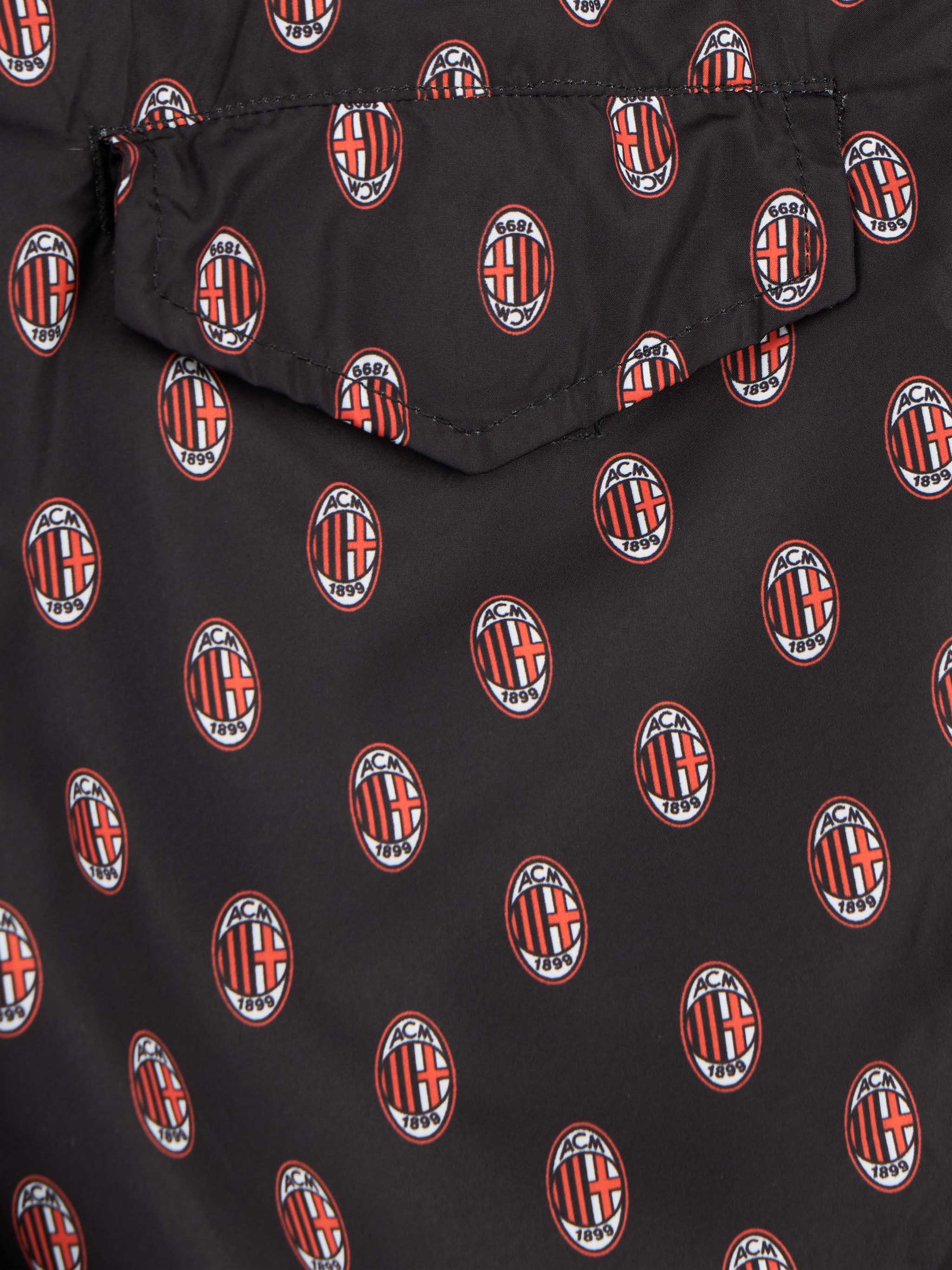 Costume mare Jean Lighting in tessuto leggero con stampa logo Milan | AC MILAN SPECIAL EDITION - Image 3