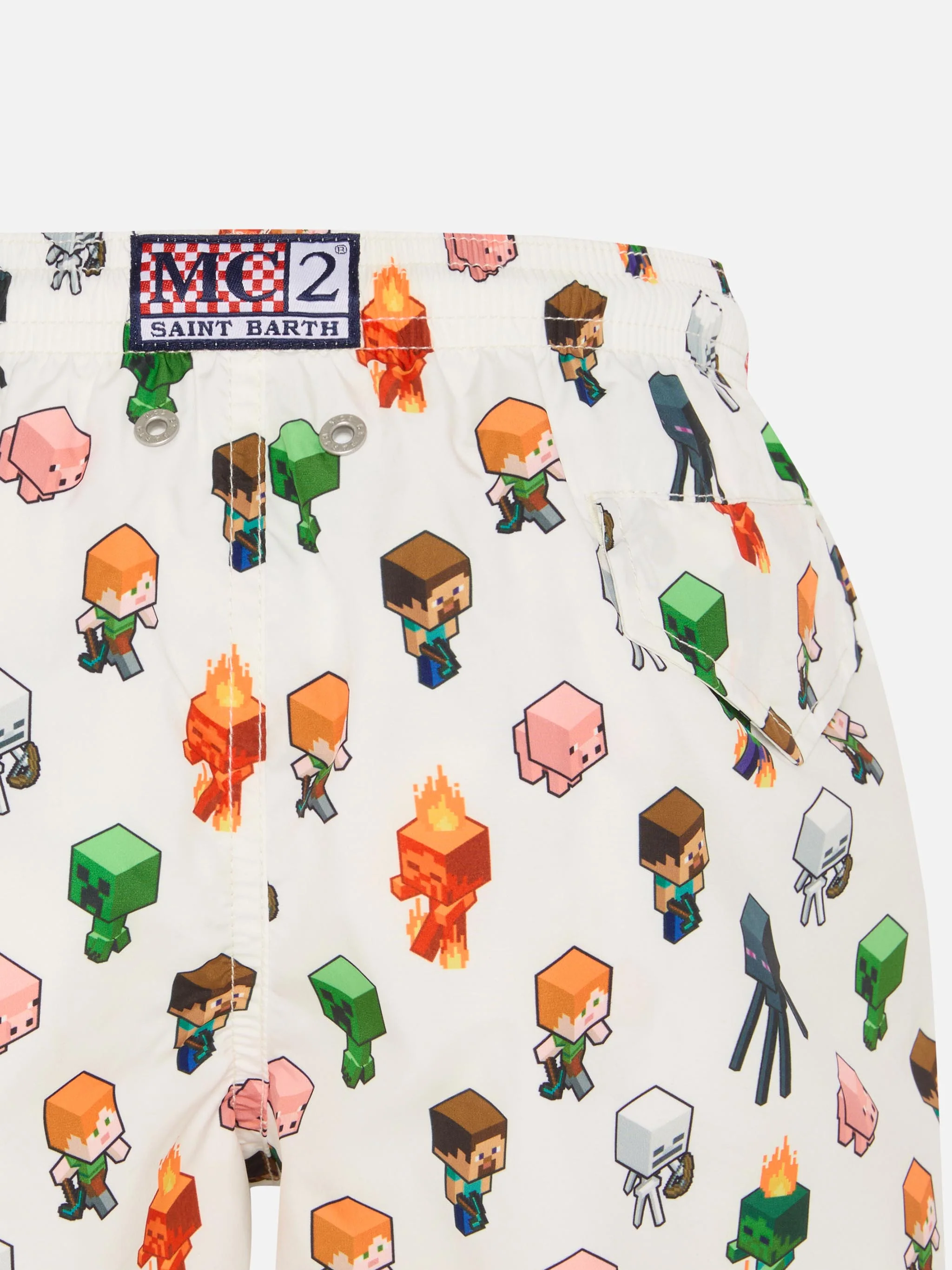 Costume mare Jean Lighting in tessuto leggero con stampa Minecraft | MINECRAFT SPECIAL EDITION - Image 3