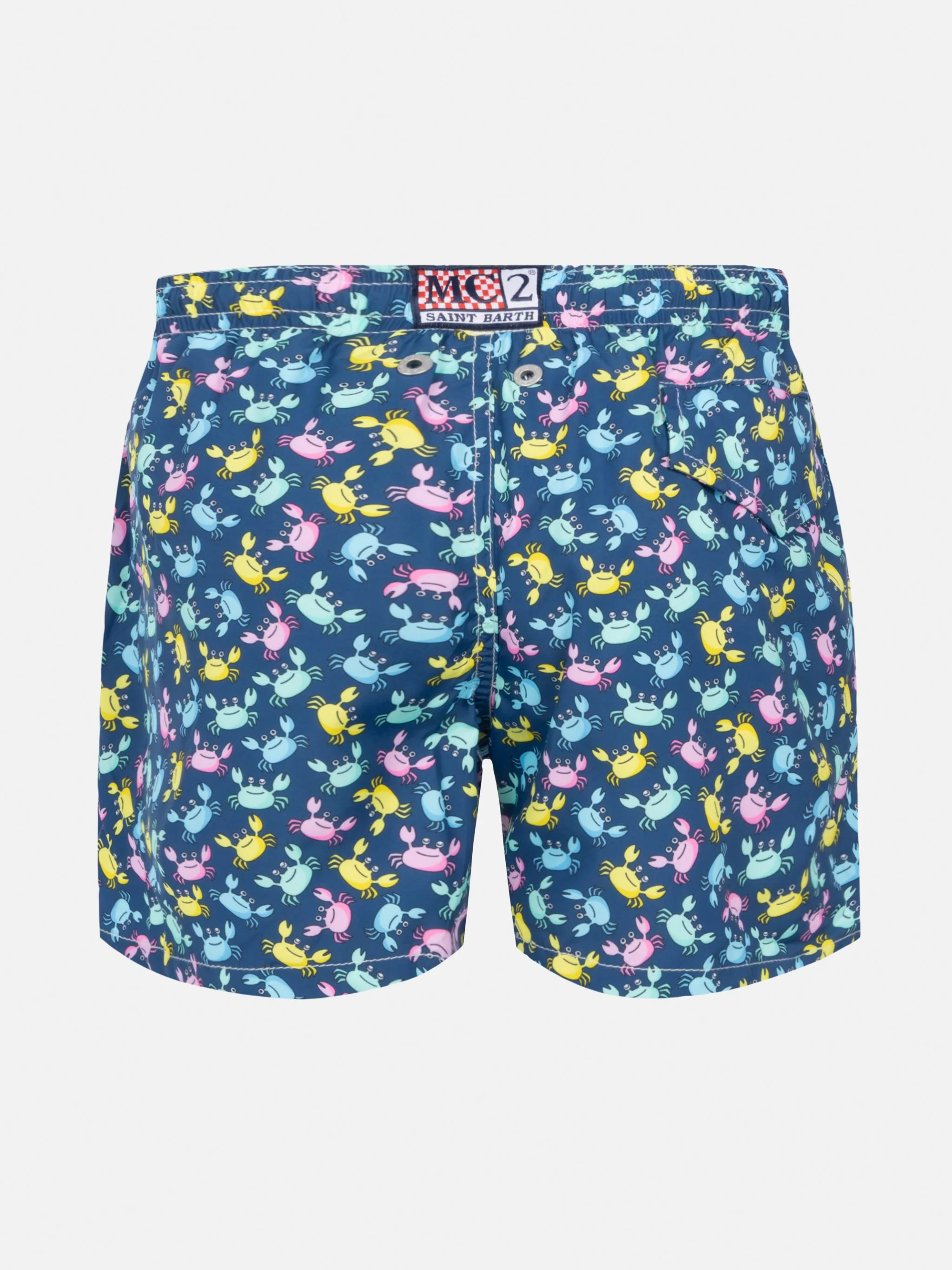Costume mare Jean Lighting in tessuto leggero con stampa granchi multicolor - Image 2