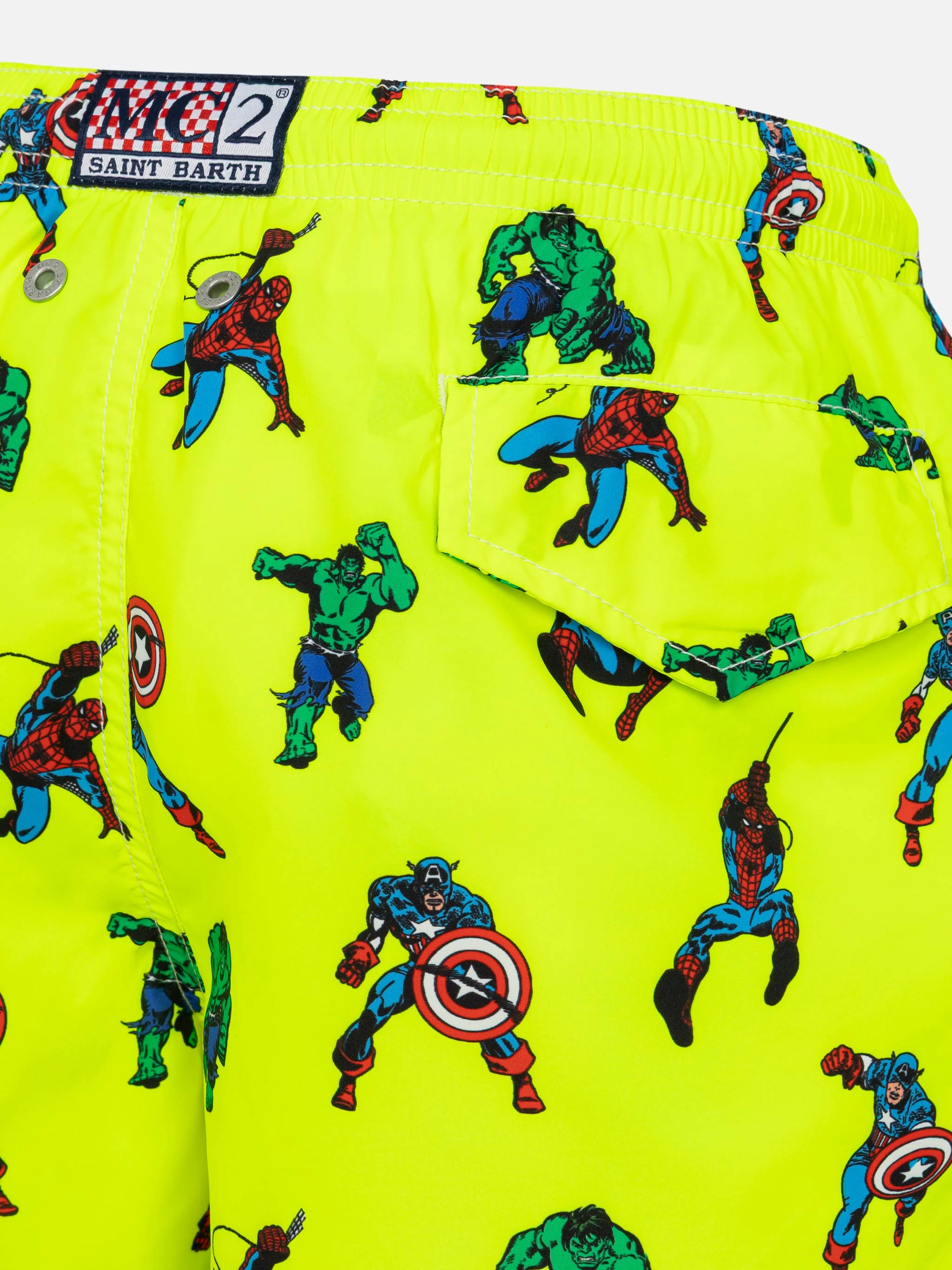 Costume mare Jean Lighting in tessuto leggero con stampa Super Eroi Marvel | MARVEL SPECIAL EDITION - Image 3