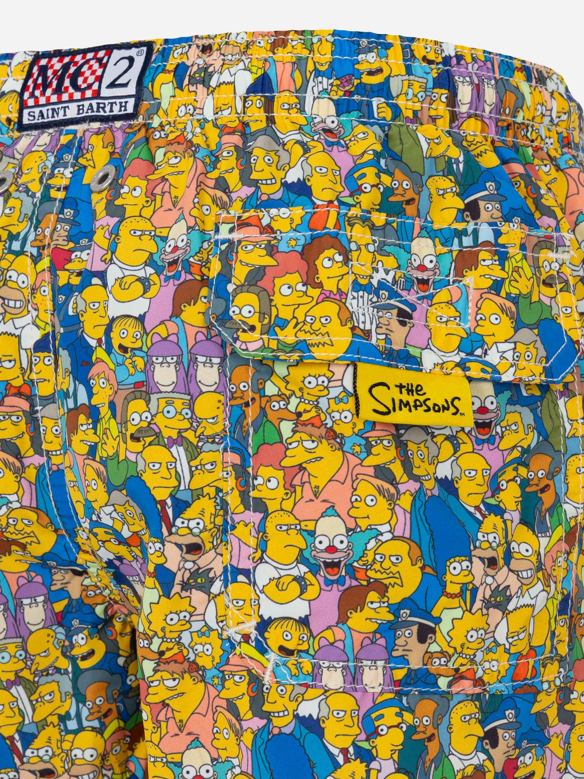 Costume mare Jean Lighting in tessuto leggero con stampa The Simpson team | THE SIMPSON SPECIAL EDITION - Image 3