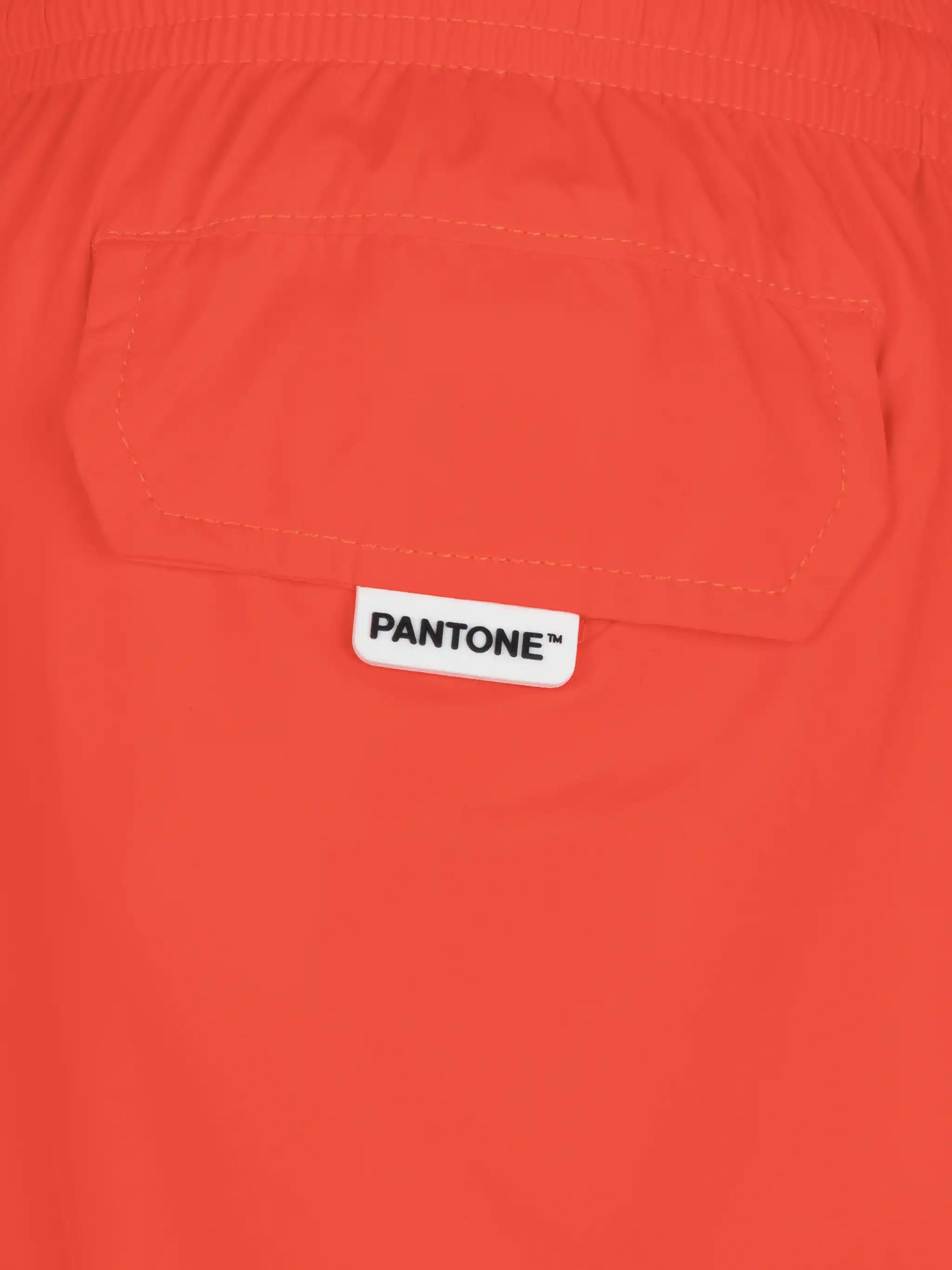 Costume mare Jean Lighting Pantone in tessuto leggero arancione fluo | PANTONE® SPECIAL EDITION - Image 3