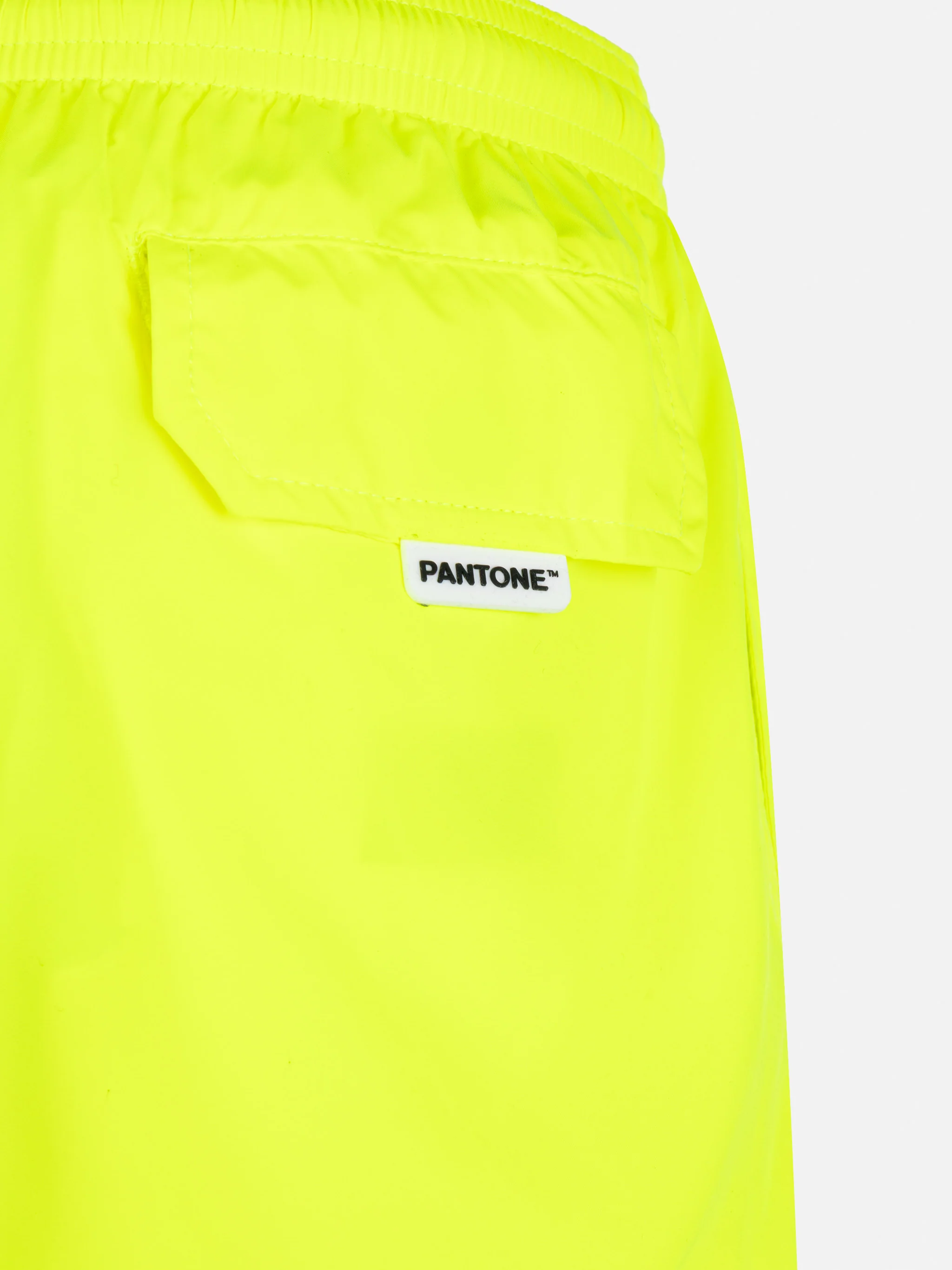 Costume mare Jean Lighting Pantone in tessuto leggero giallo fluo | PANTONE® SPECIAL EDITION - Image 3