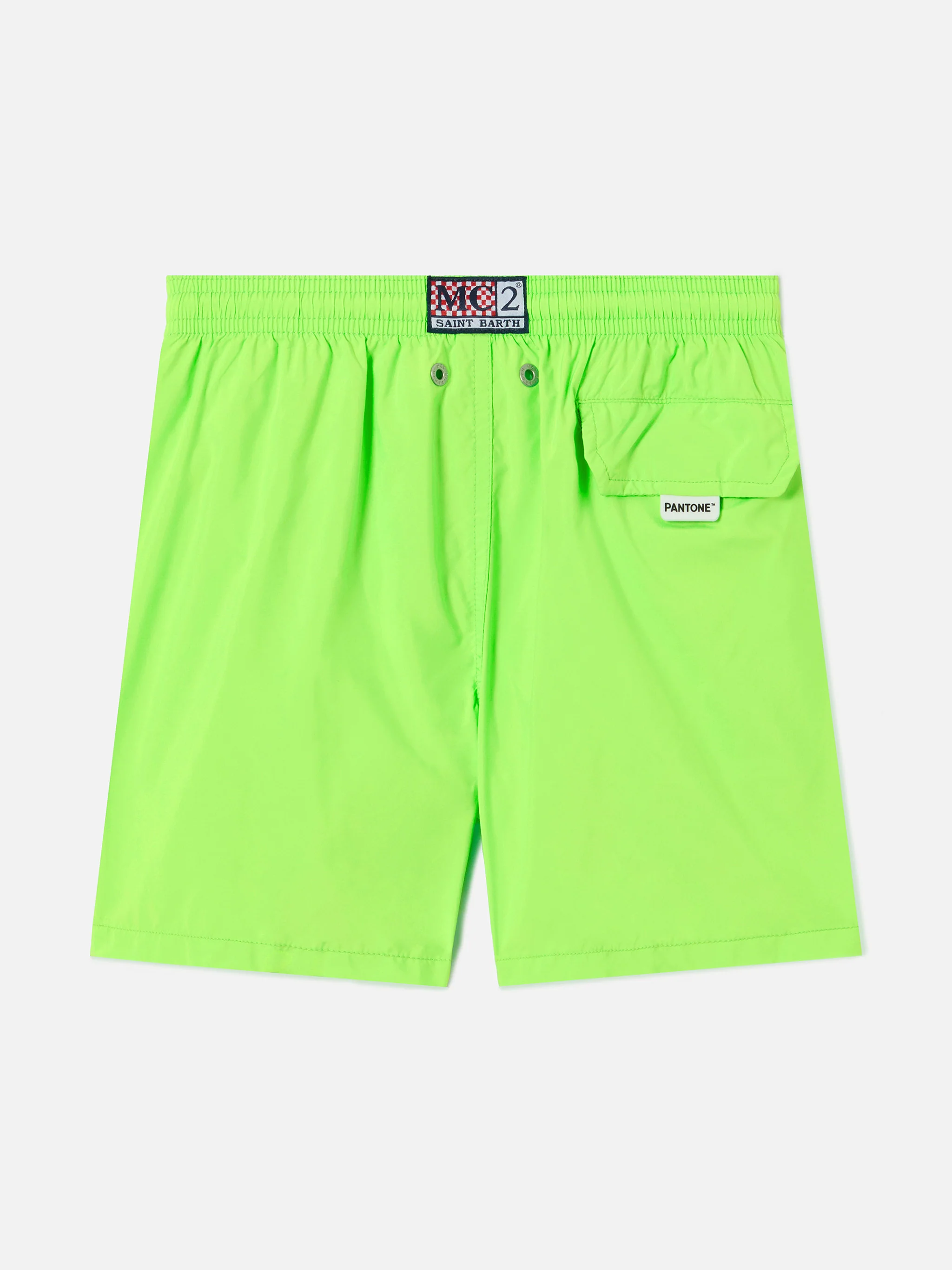 Costume Jean Lighting Pantone tinta unita Verde Fluo - Image 2