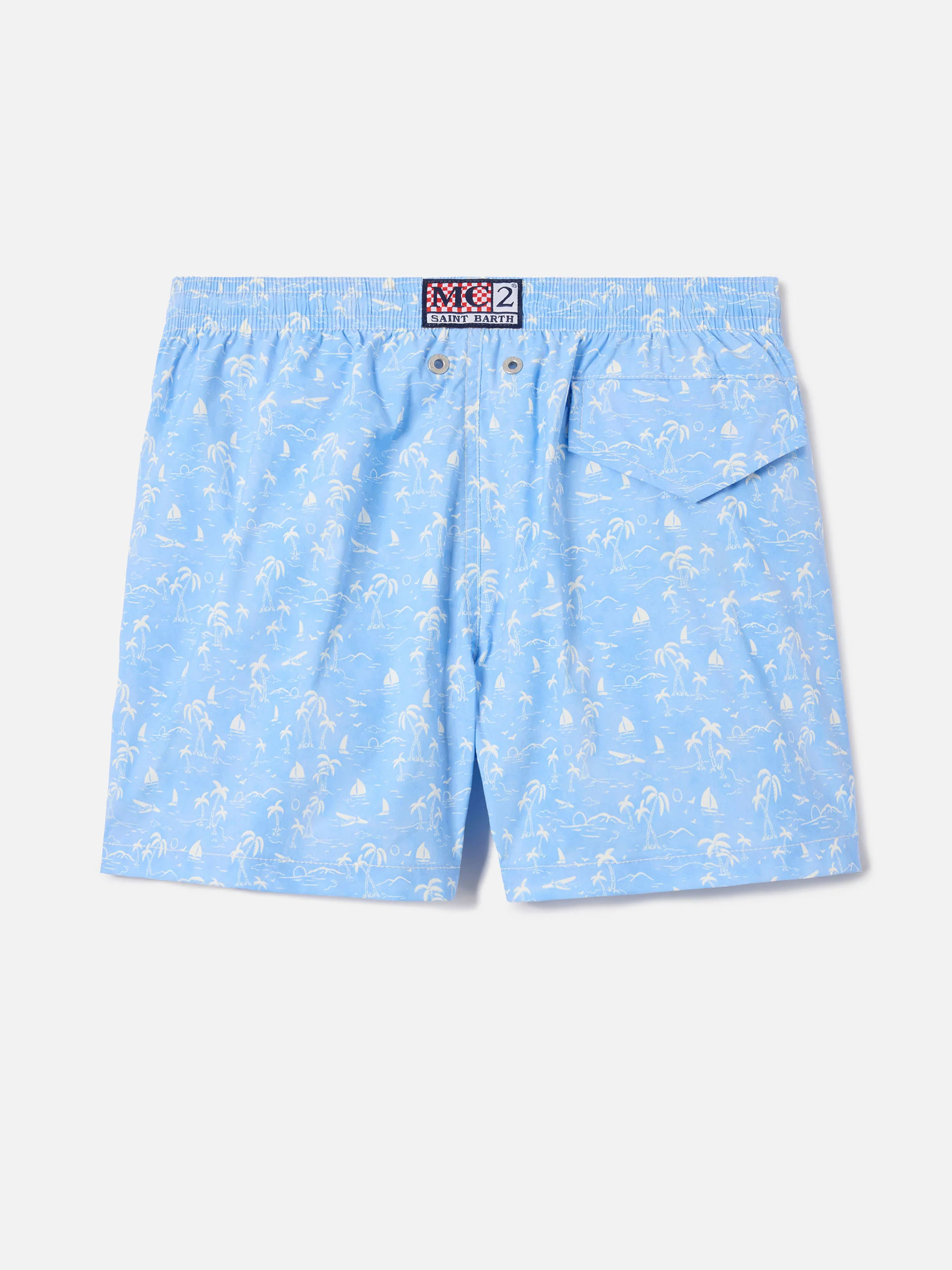 Costume Jean Lighting Stretch con stampa Onde Toile de jouy all over - Image 2