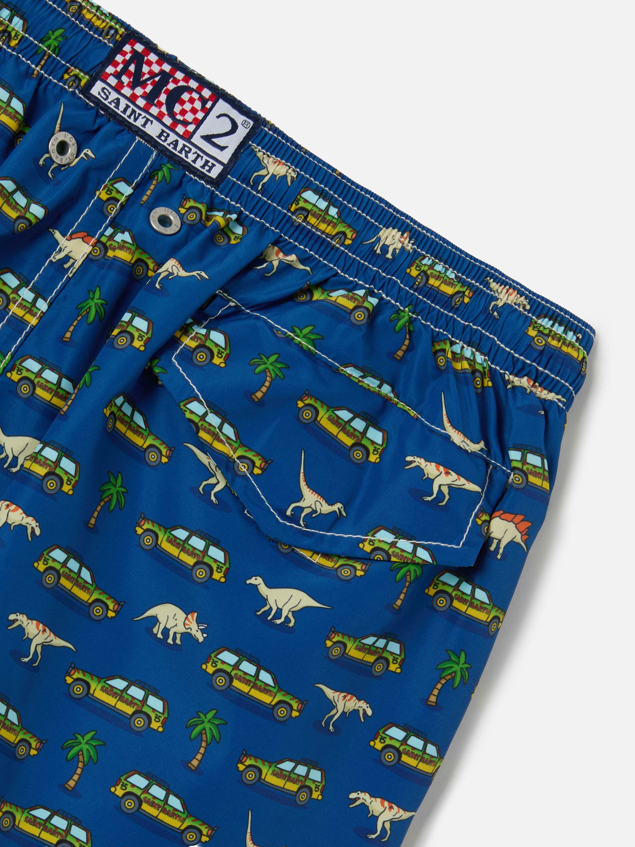 Costume Jean Lighting con stampa Dinosauri e fuoristrada all-over - Image 3