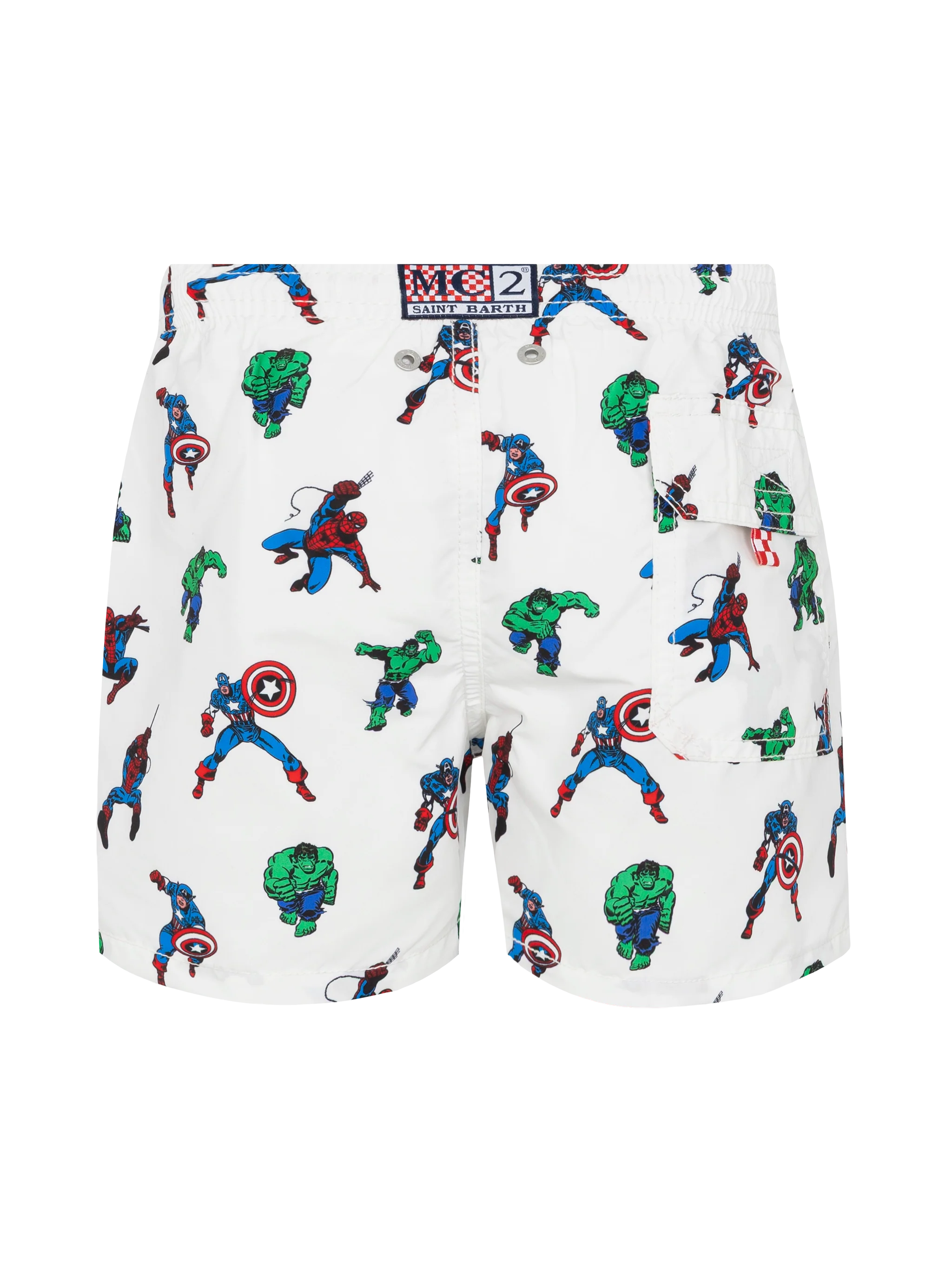 Costume mare Jean media lunghezza con stampa supereroi Marvel | MARVEL SPECIAL EDITION - Image 2