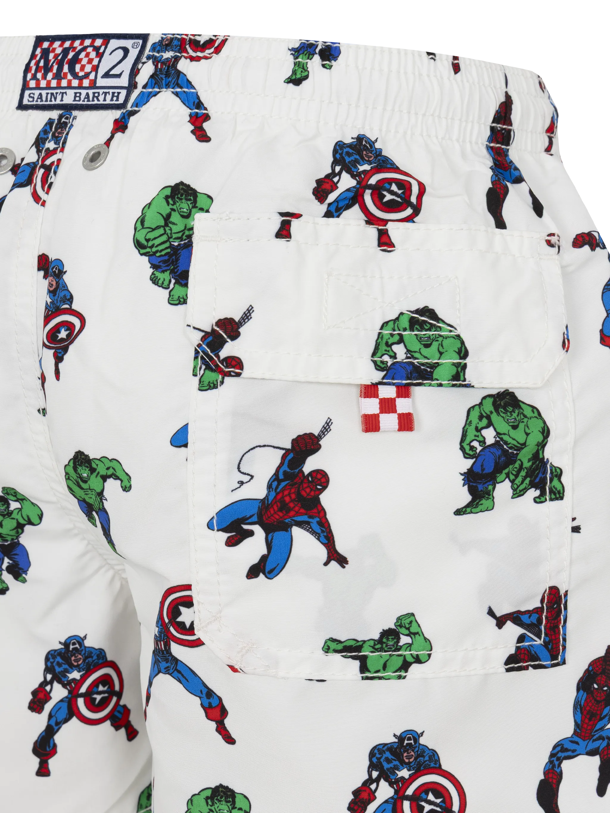 Costume mare Jean media lunghezza con stampa supereroi Marvel | MARVEL SPECIAL EDITION - Image 3
