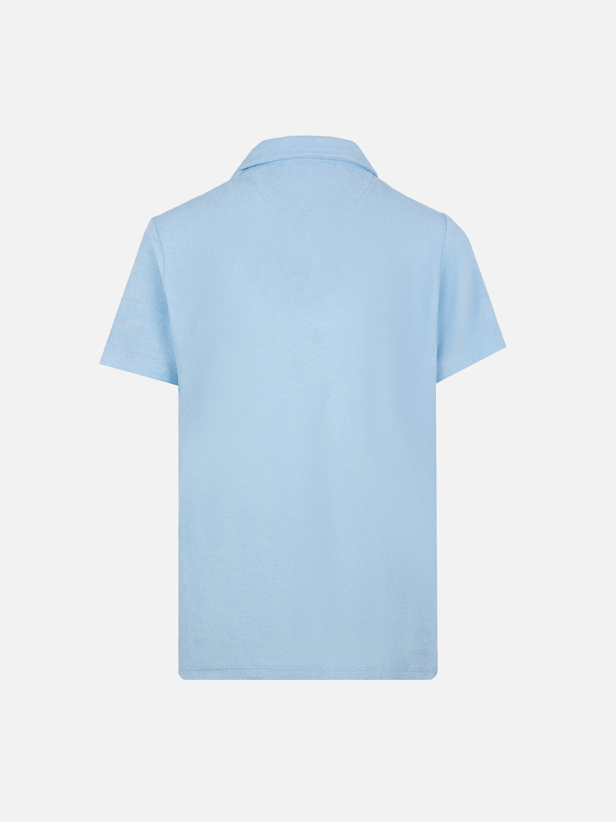 Polo Jeremy Jr in spugna azzurro chiaro - Image 2