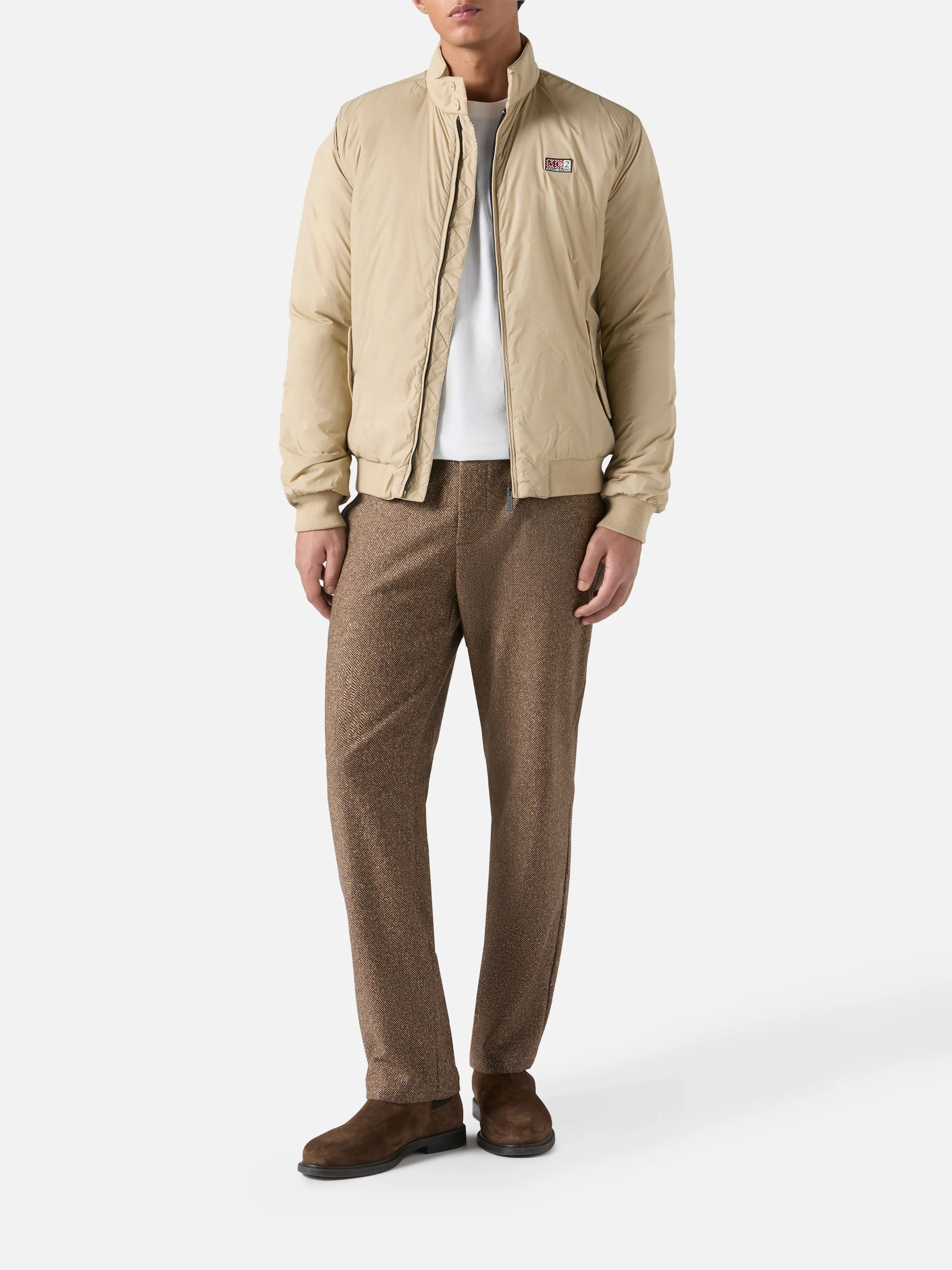 Bomber leggero Jet in beige - Image 2