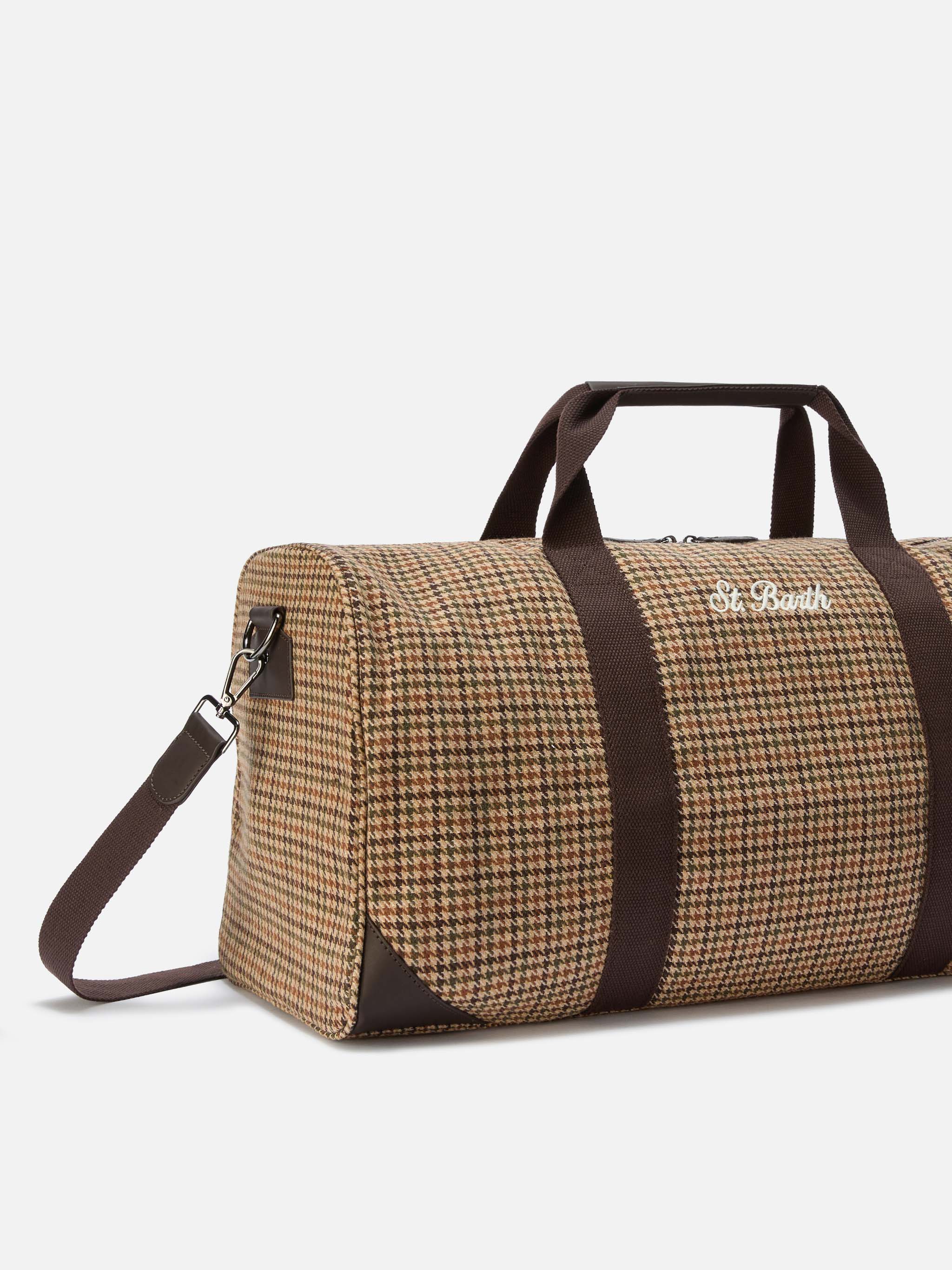 Borsone da viaggio Jetleg Wool in misto lana tweed - Image 3