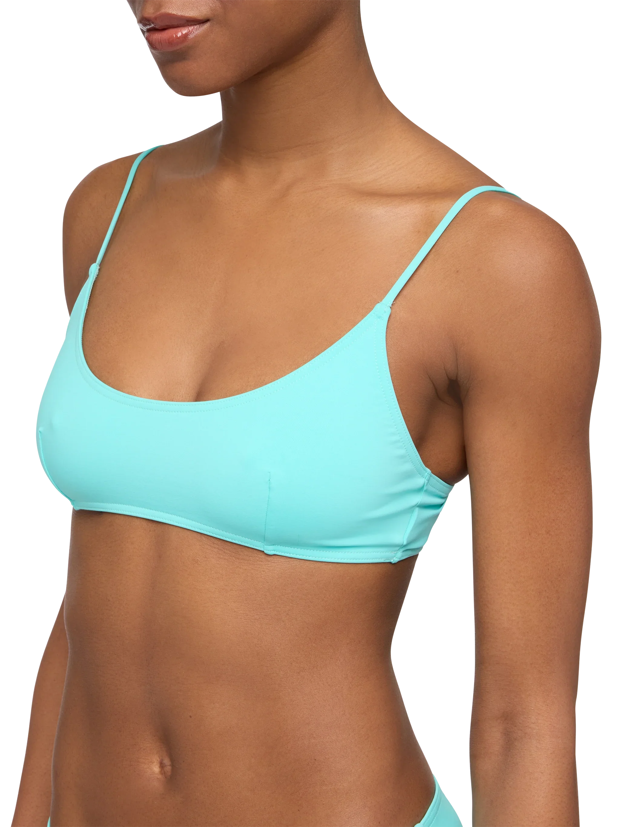 Judy top bralette da spiaggia verde acqua - Image 3