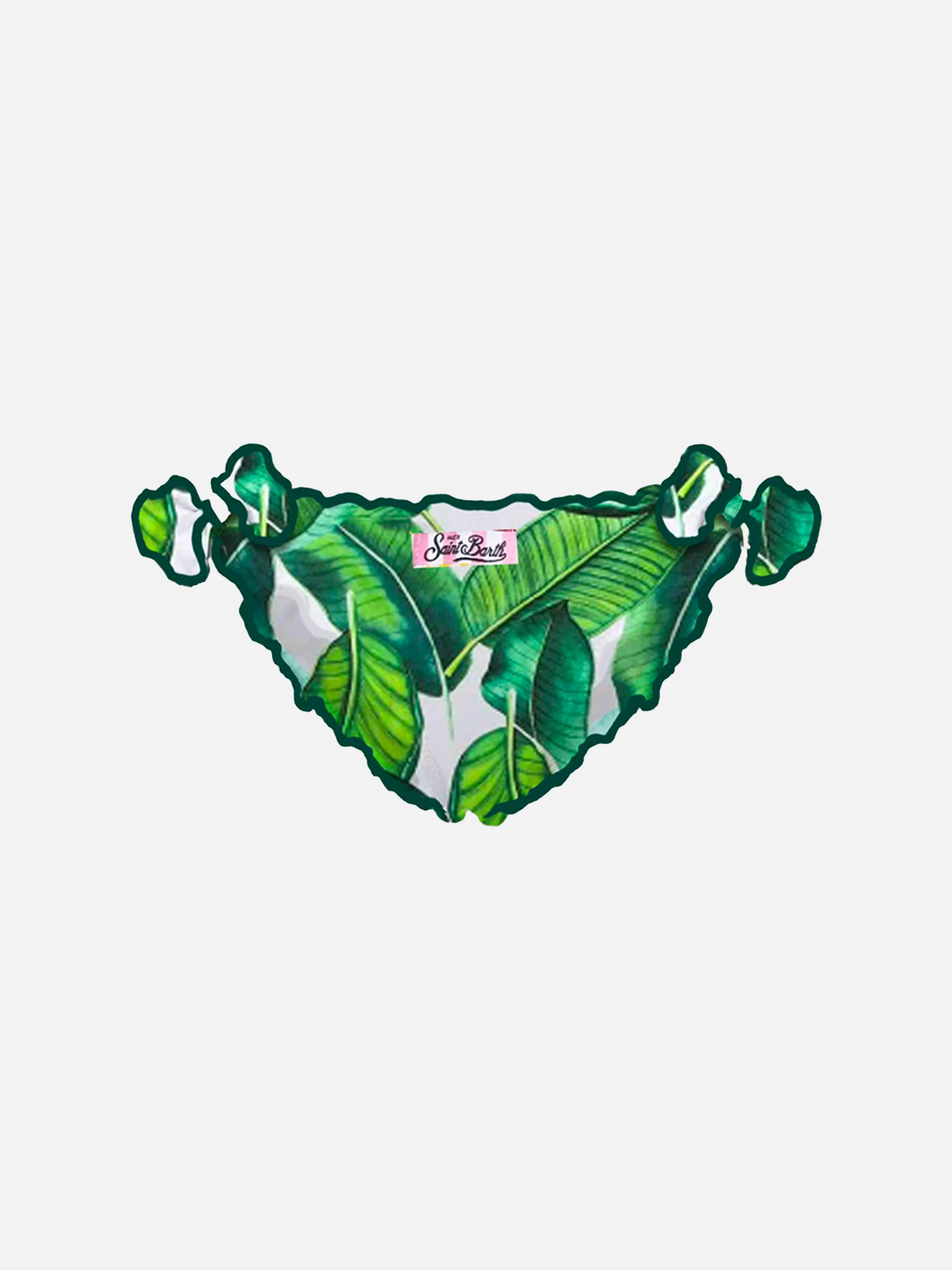 Slip da bagno da bambina con stampa tropicale - Image 2