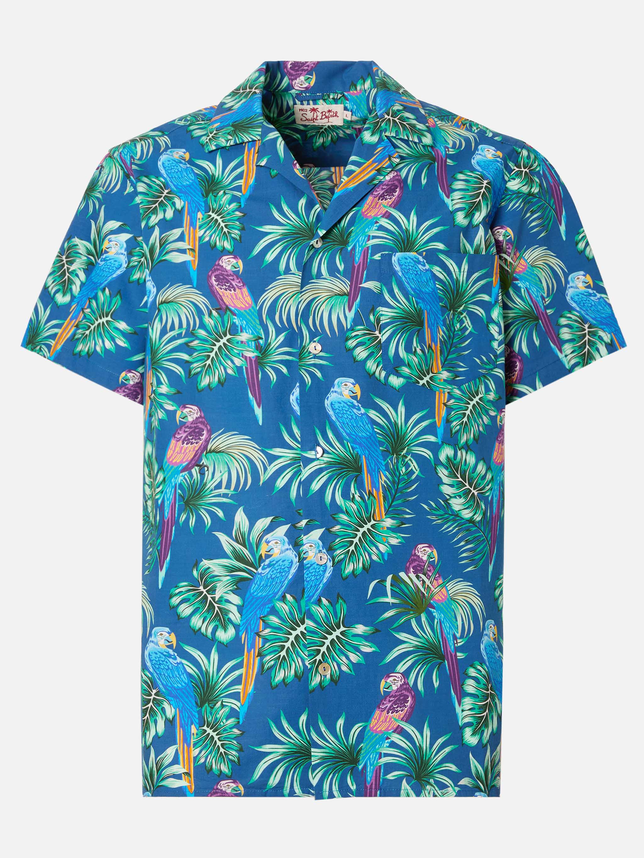 Camicia Kalea in cotone con stampa tropicale - Image 4