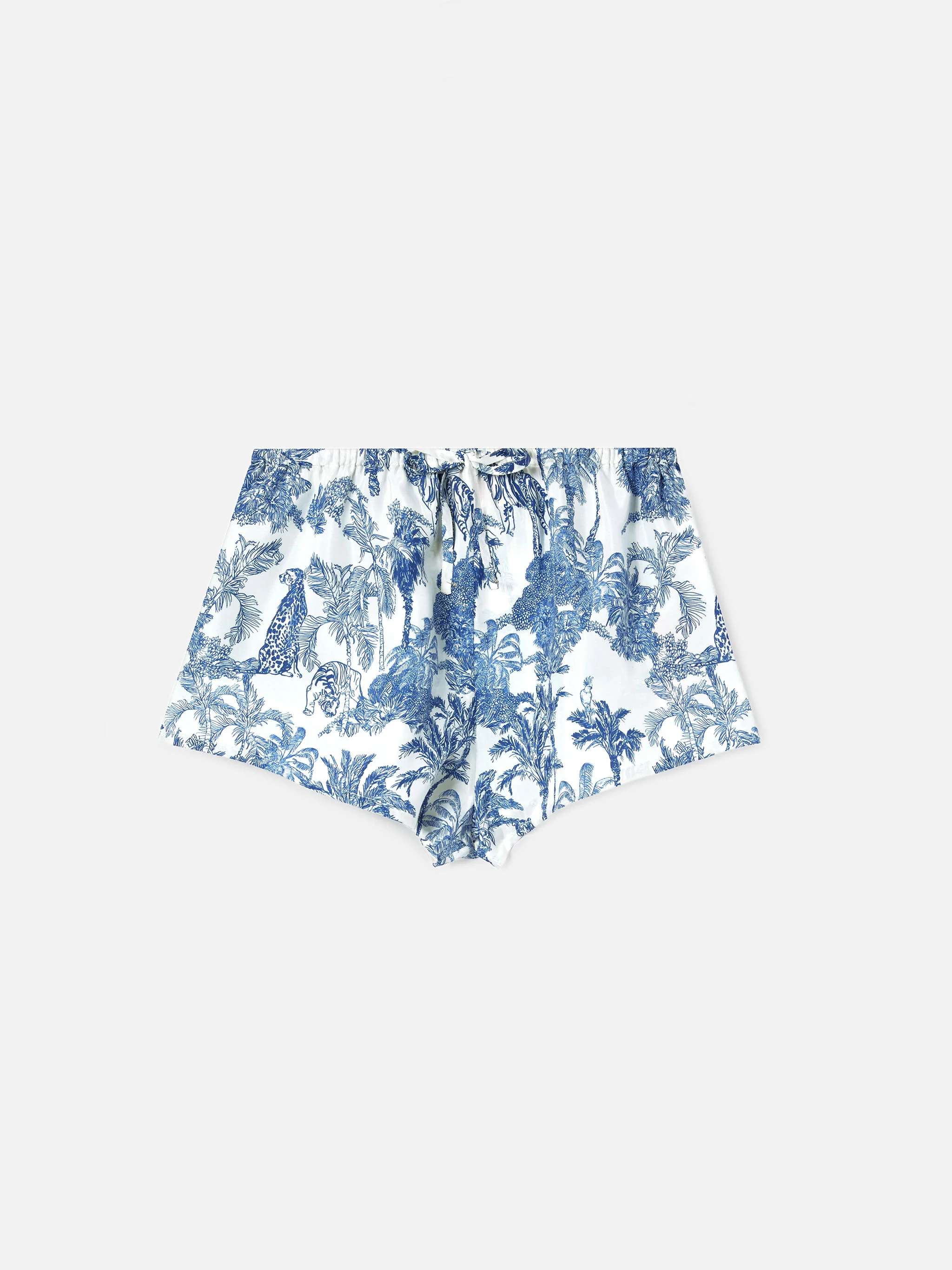 Shorts Kammy in seta con stampa toile de jouy - Image 4