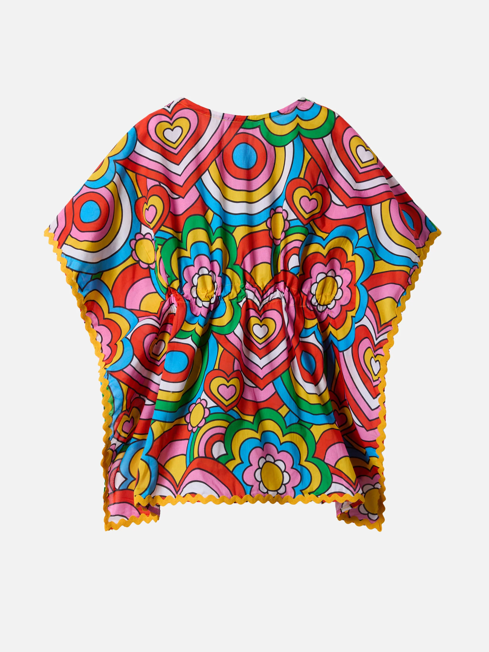 Poncho Kate con stampa multicolore - Image 3