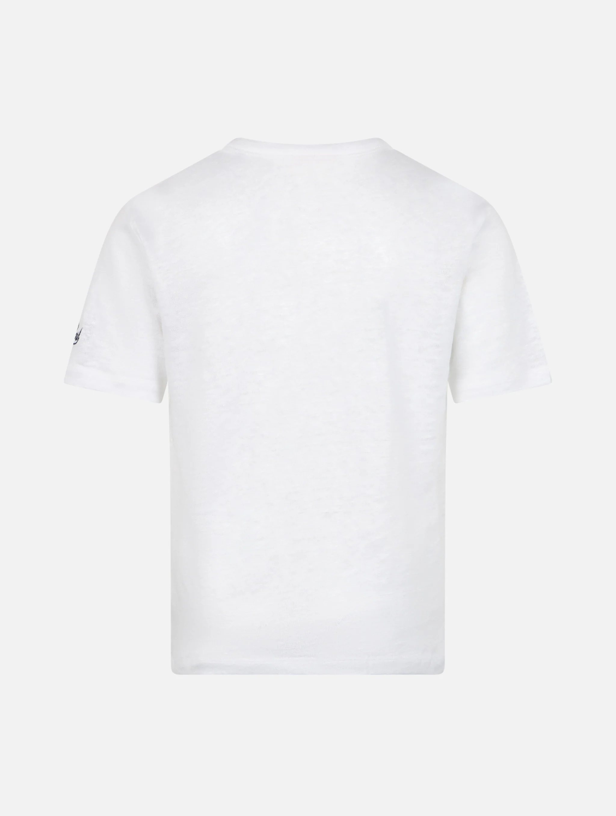 T-shirt da bambino Alex in jersey di lino bianco sporco  - Image 2