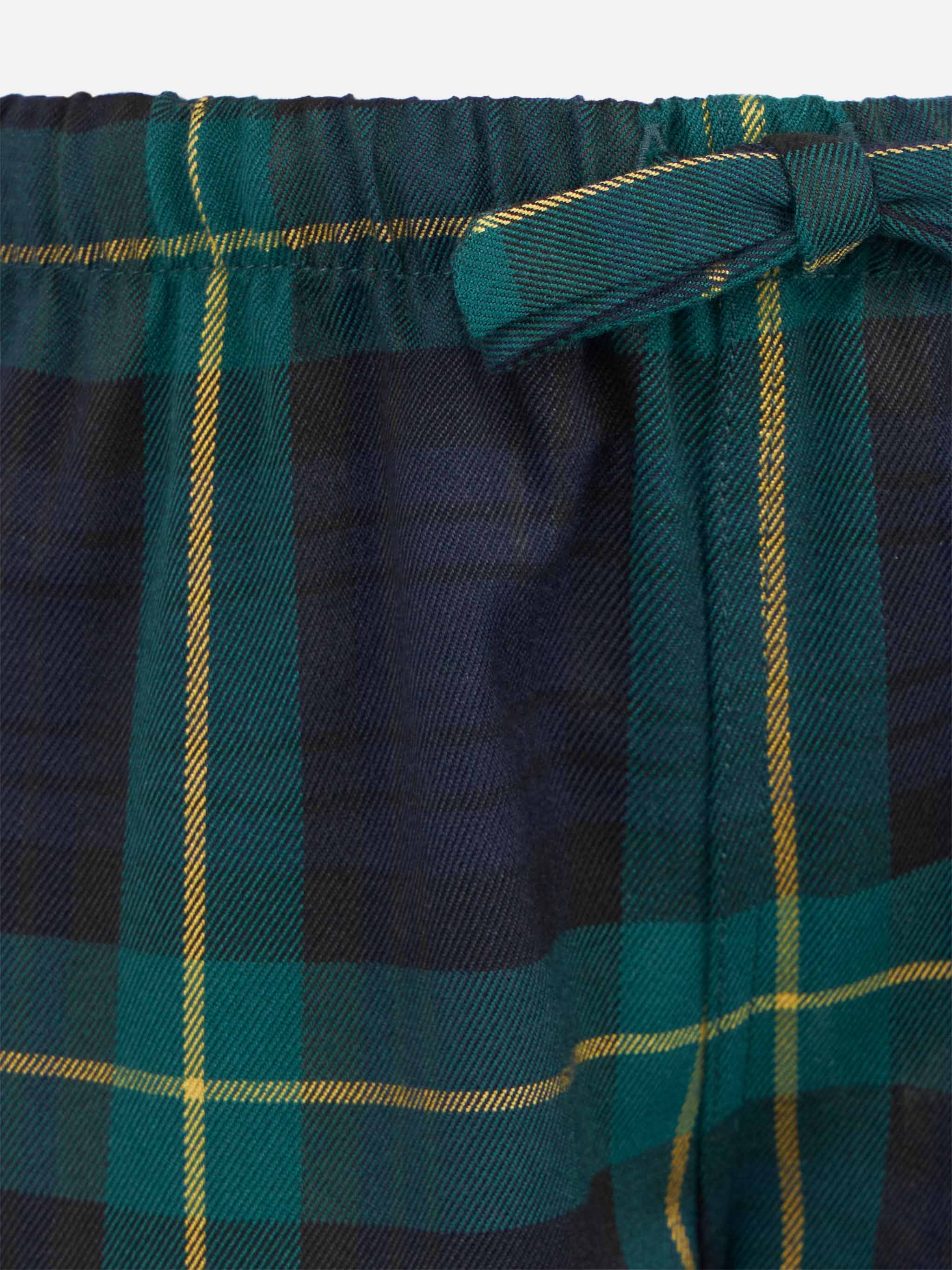 Pantaloni del pigiama da bambino con stampa tartan - Image 3