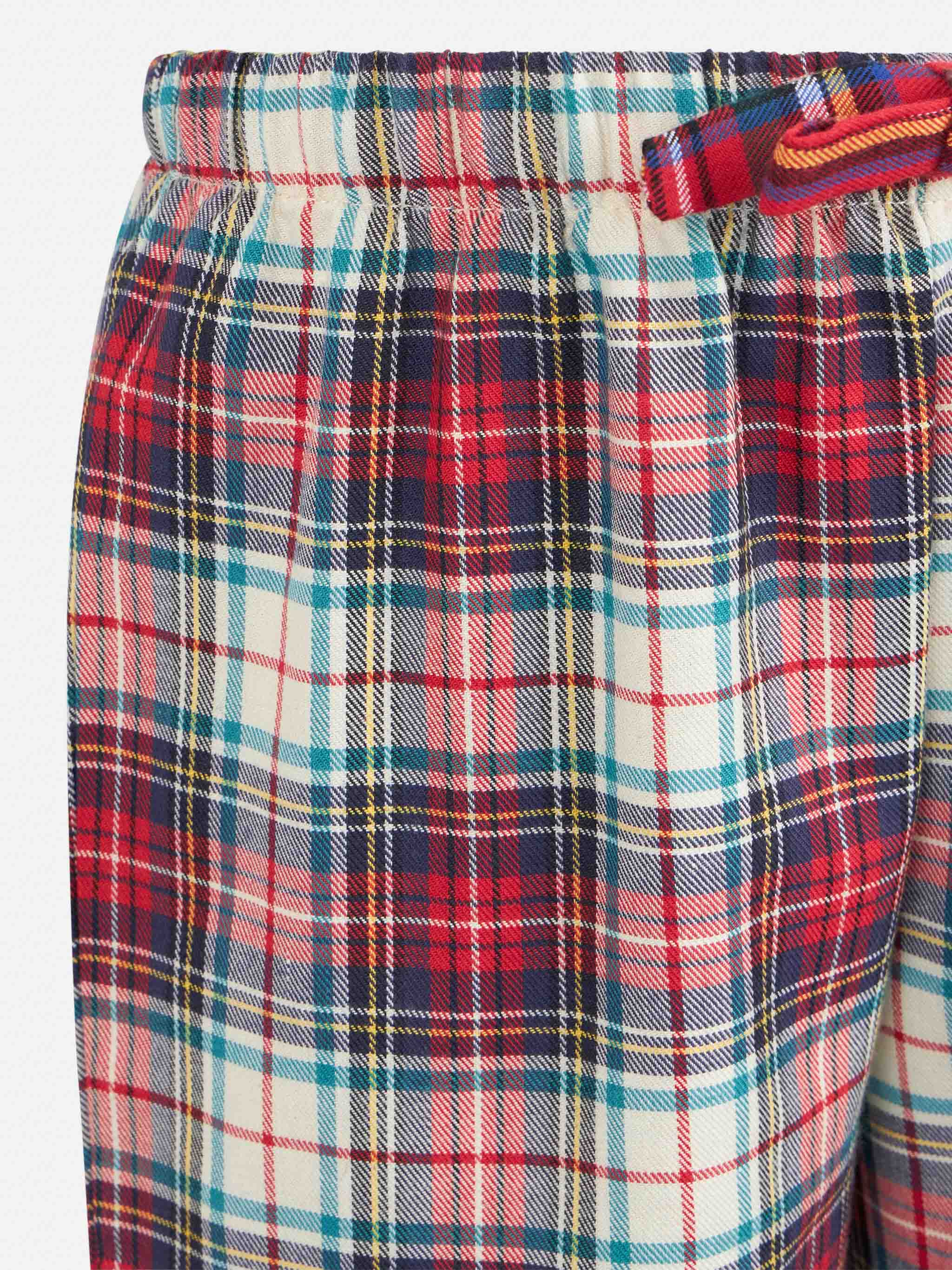 Pantaloni del pigiama da bambino con stampa tartan - Image 3