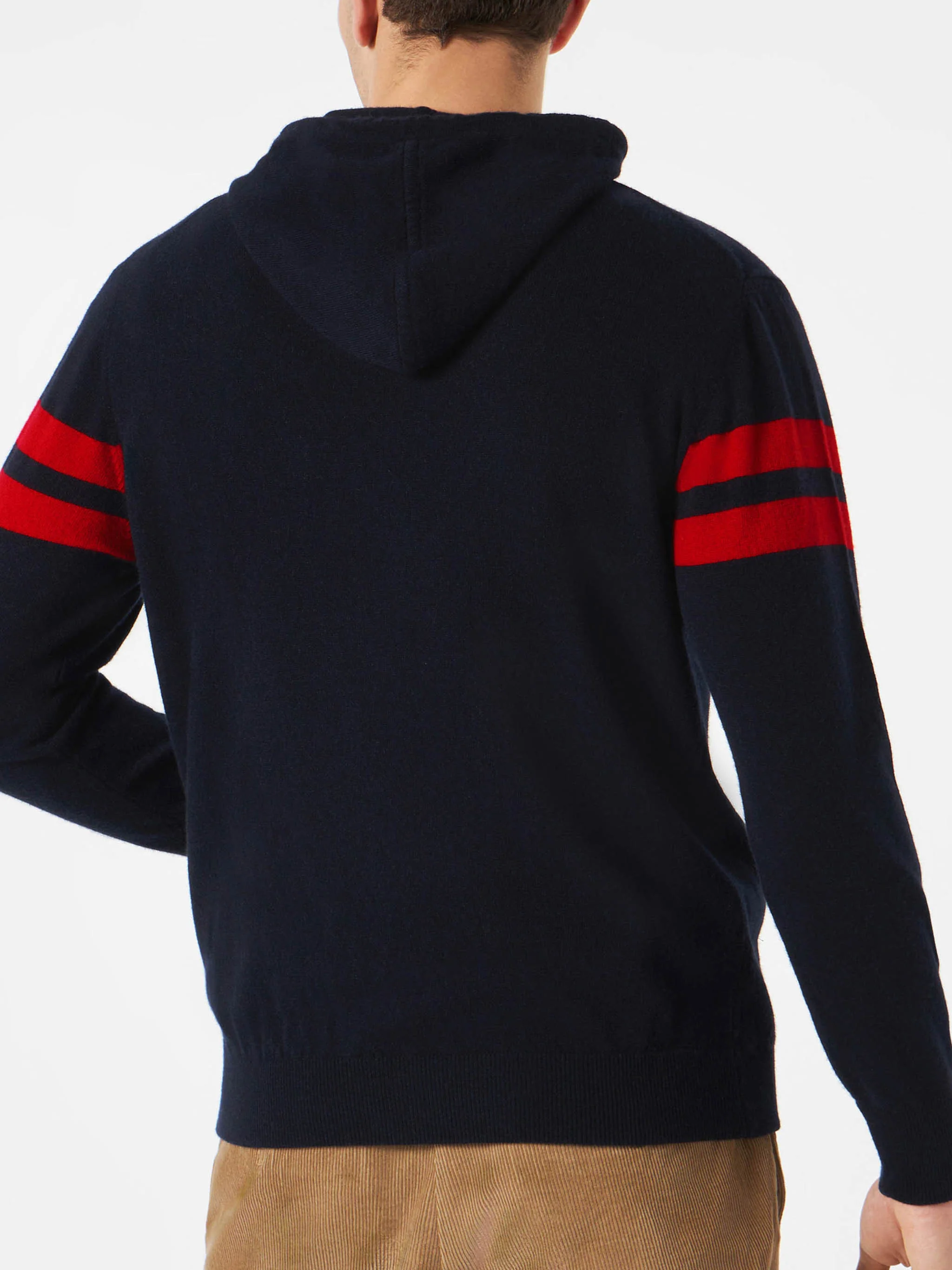 Felpa con cappuccio in maglia con stampa St. Barth - Image 3