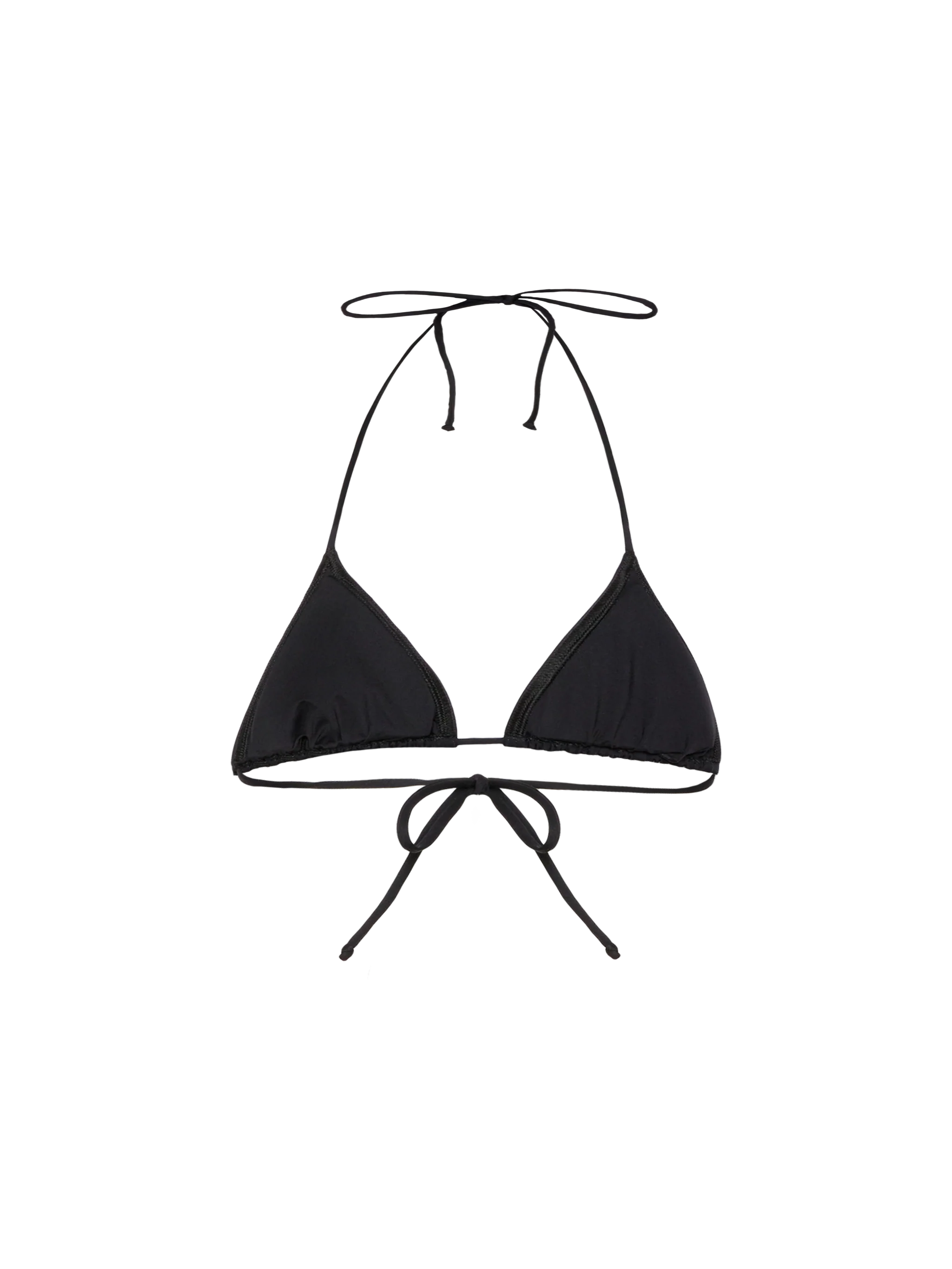 Leah top bikini triangolo nero - Image 2
