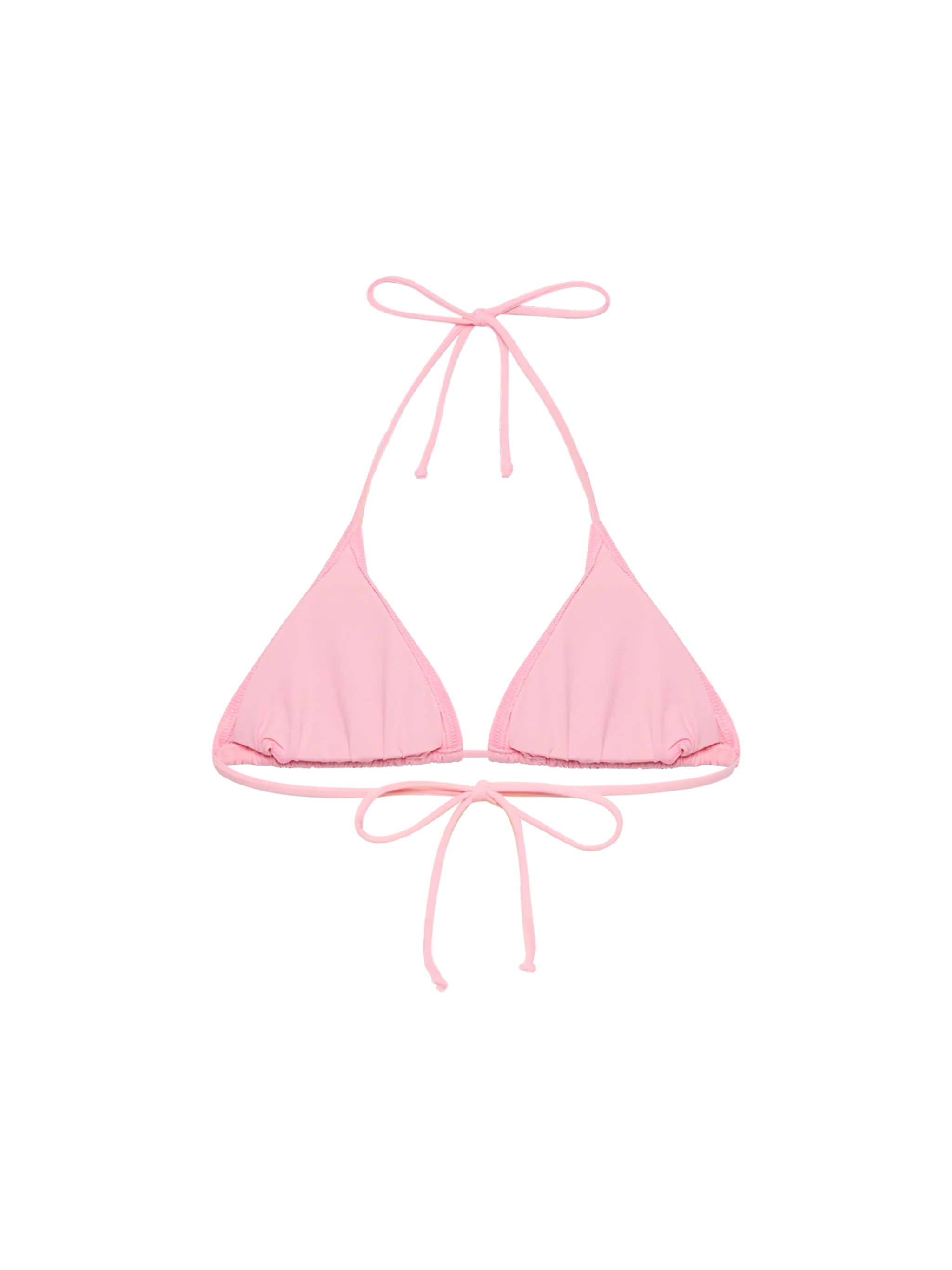 Leah top bikini triangolo rosa - Image 2