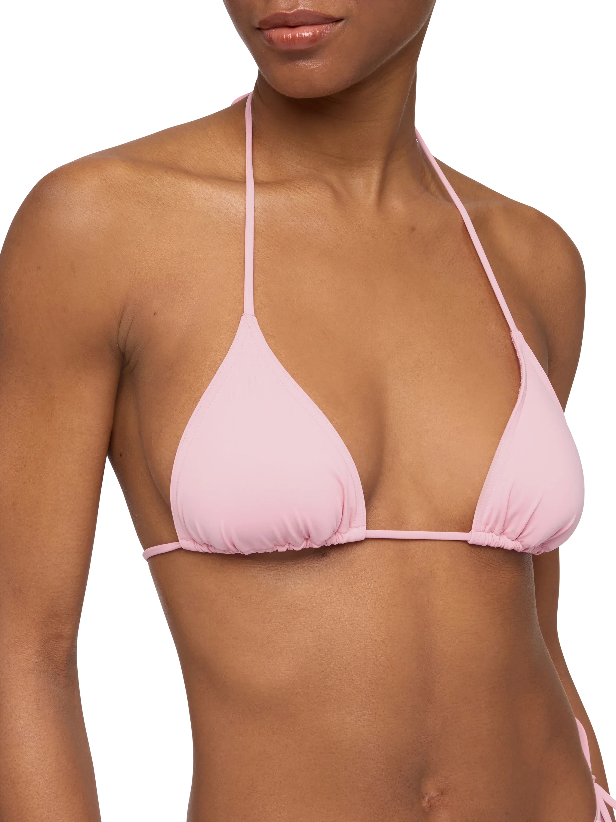 Leah top bikini triangolo rosa - Image 3