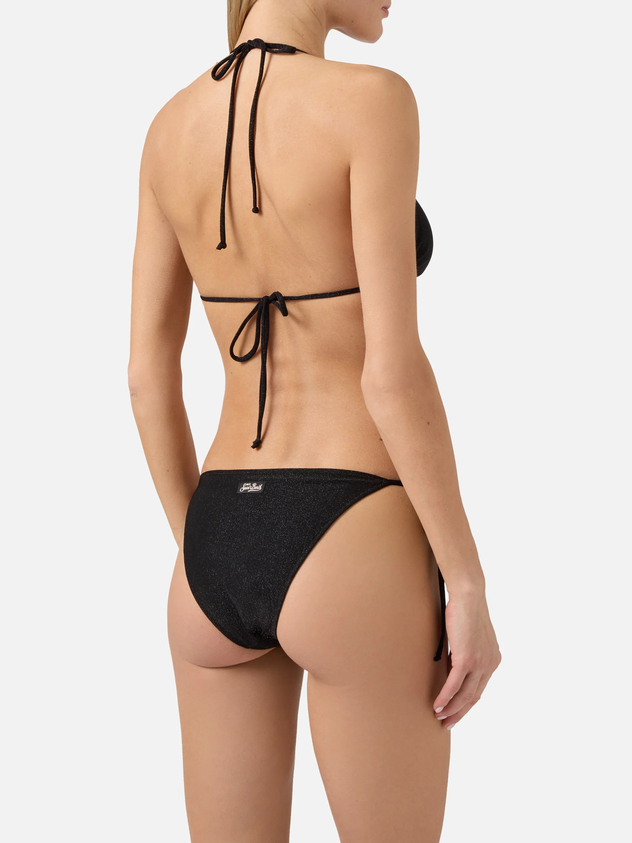 Bikini Leah Teen in maglina lurex nero - Image 4