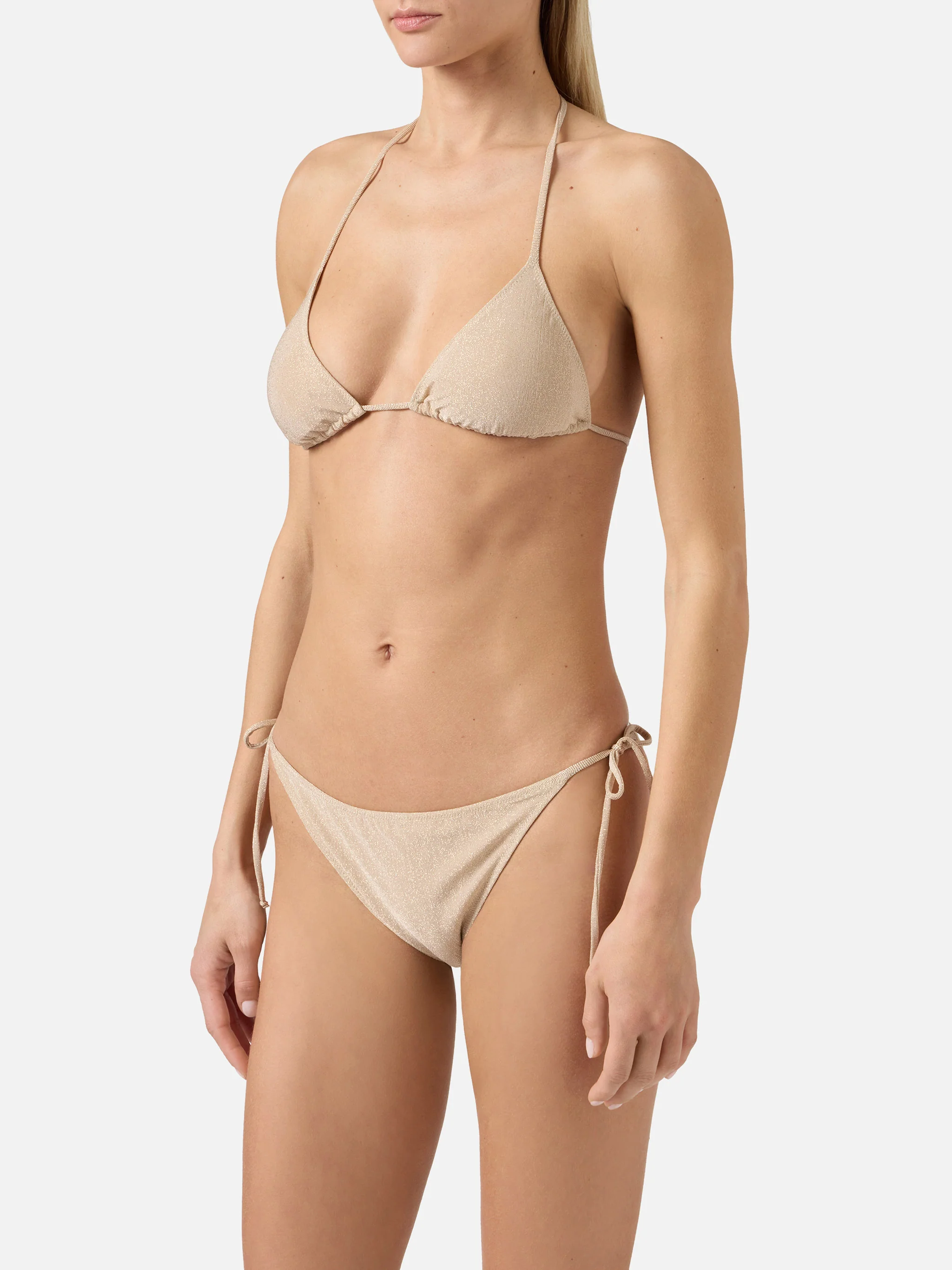 Bikini Leah Teen in maglina lurex oro - Image 2