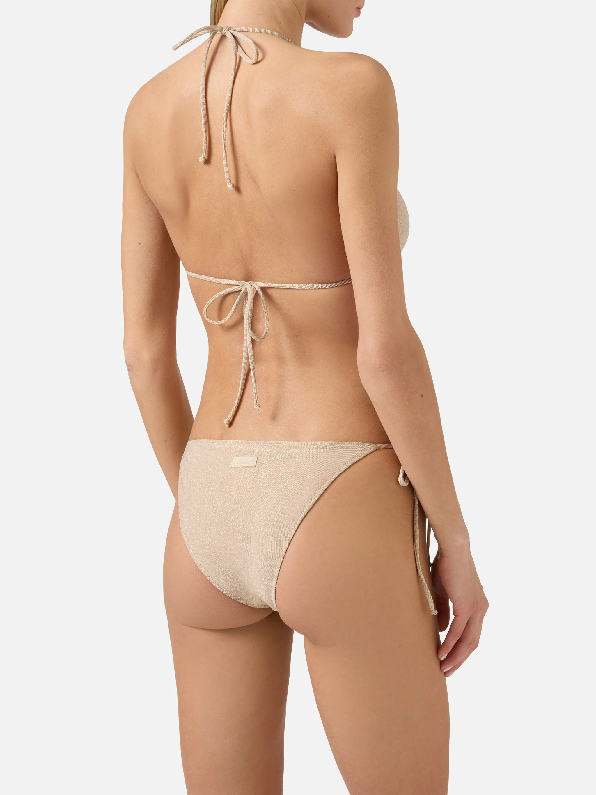 Bikini Leah Teen in maglina lurex oro - Image 4
