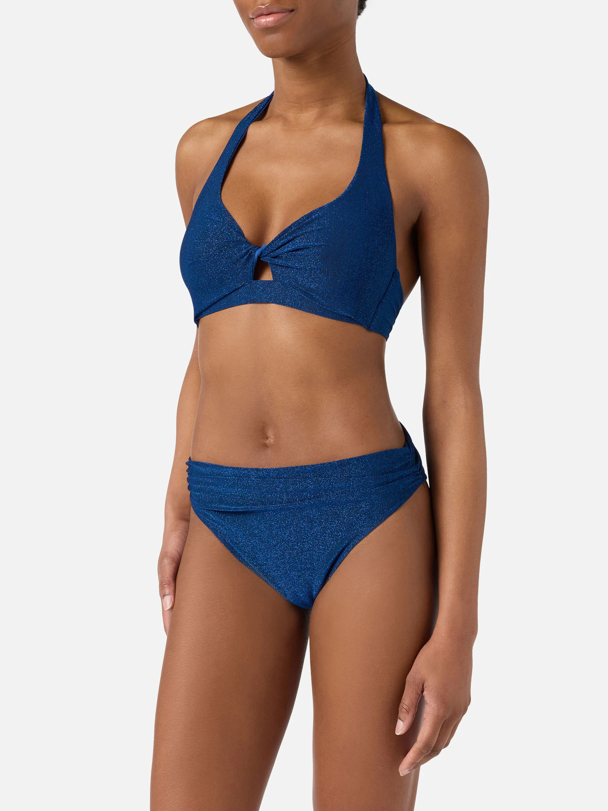 Bikini Leda Sugar blu navy in lurex - Image 2
