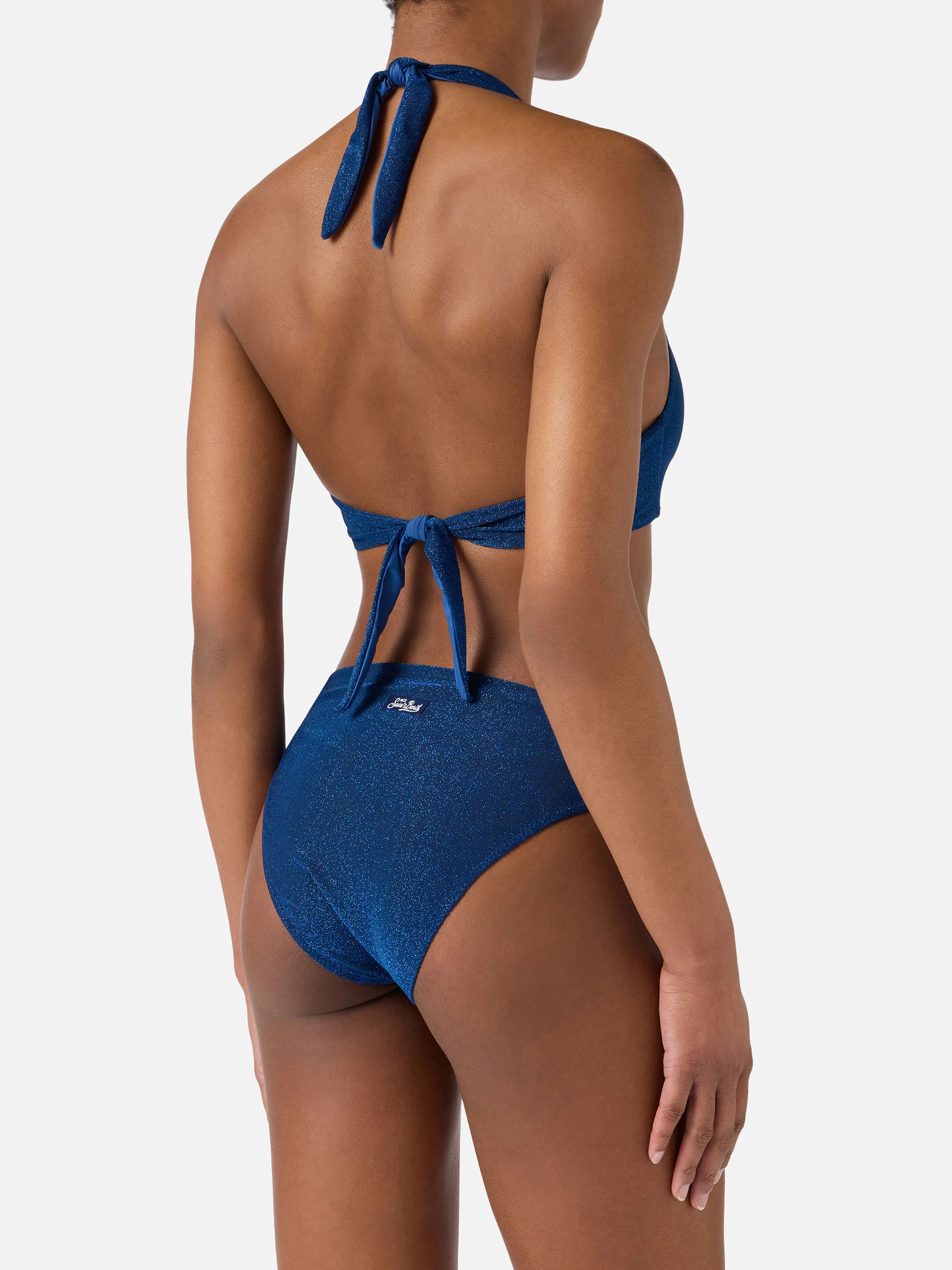 Bikini Leda Sugar blu navy in lurex - Image 4