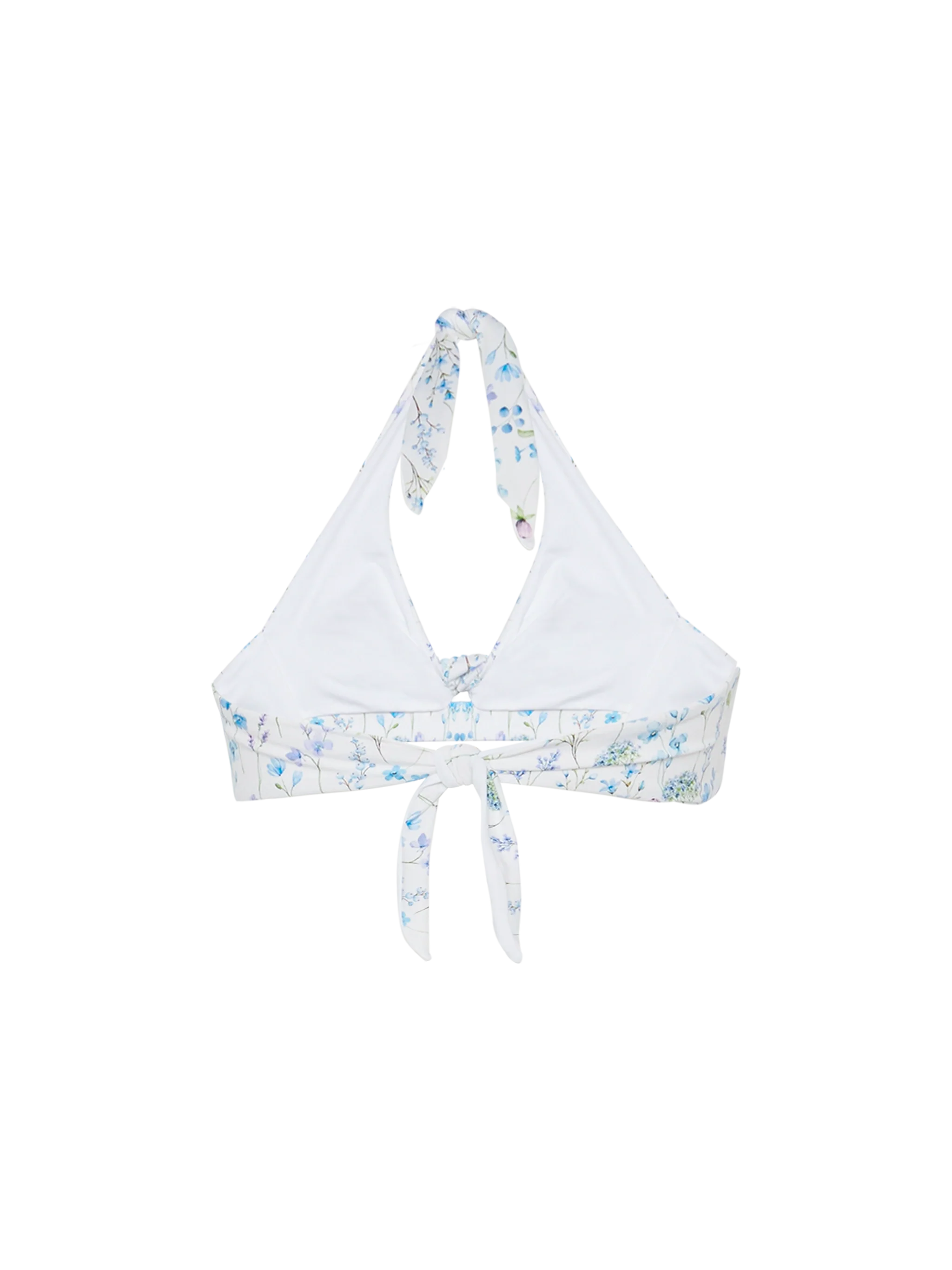 Top bralette triangolo con stampa floreale Leda - Image 2