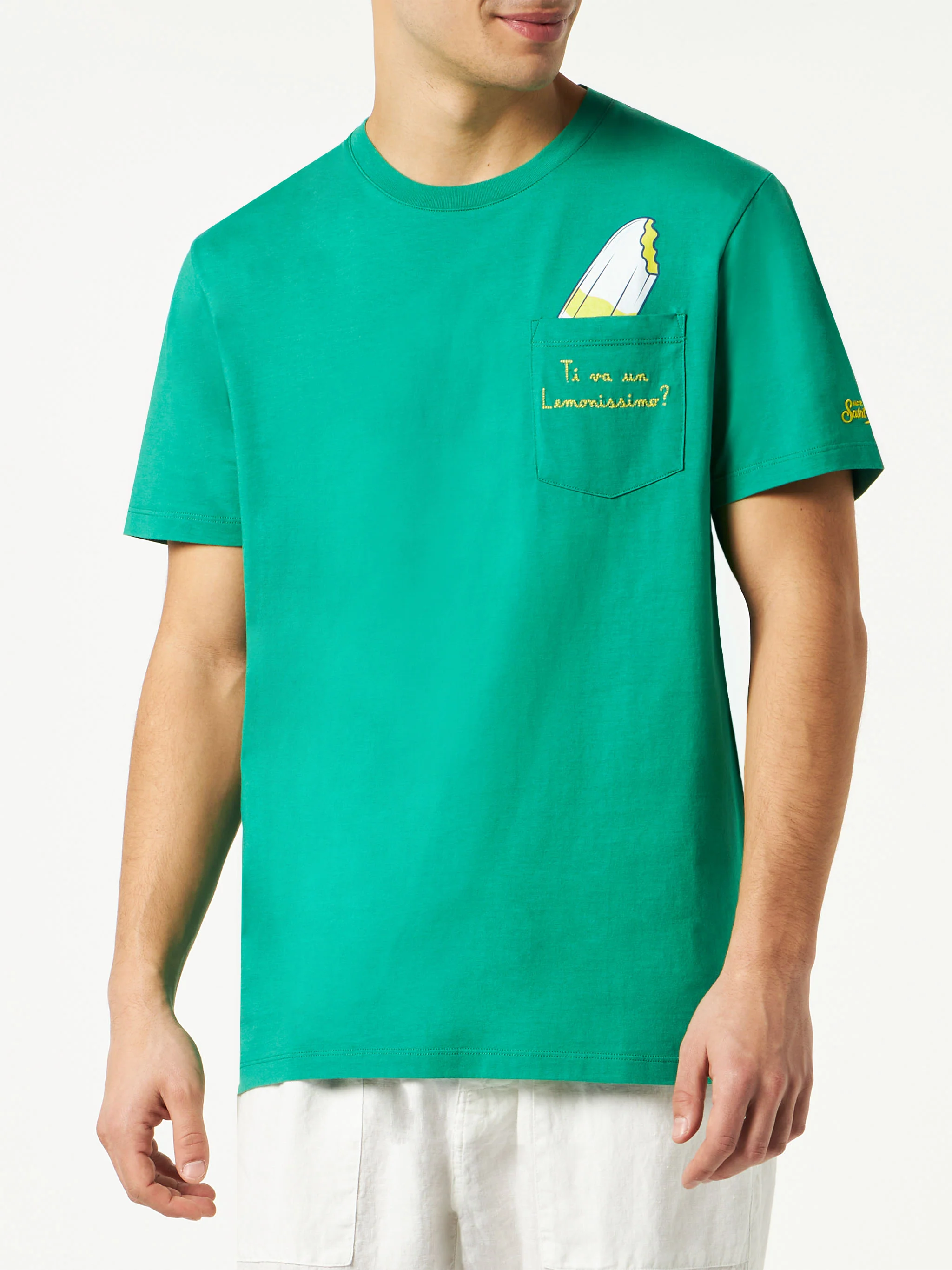 T-shirt in cotone con ricamo Ti va un Lemonissimo? | ALGIDA® EDIZIONE SPECIALE - Image 3
