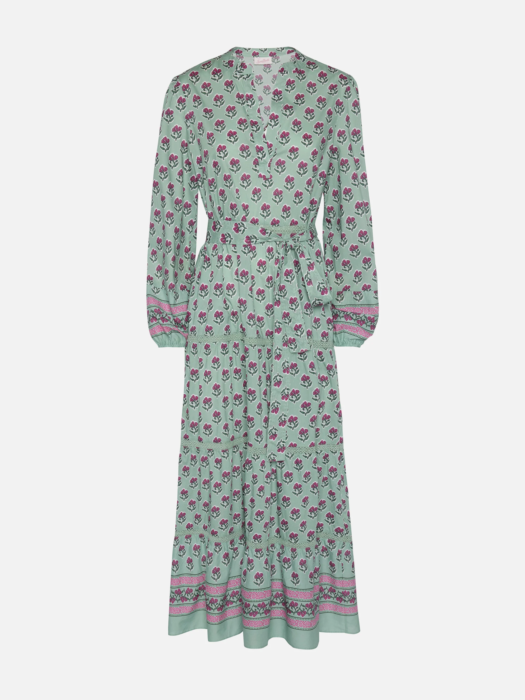 Abito maxi in cotone con stampa floreale Leyde - Image 4