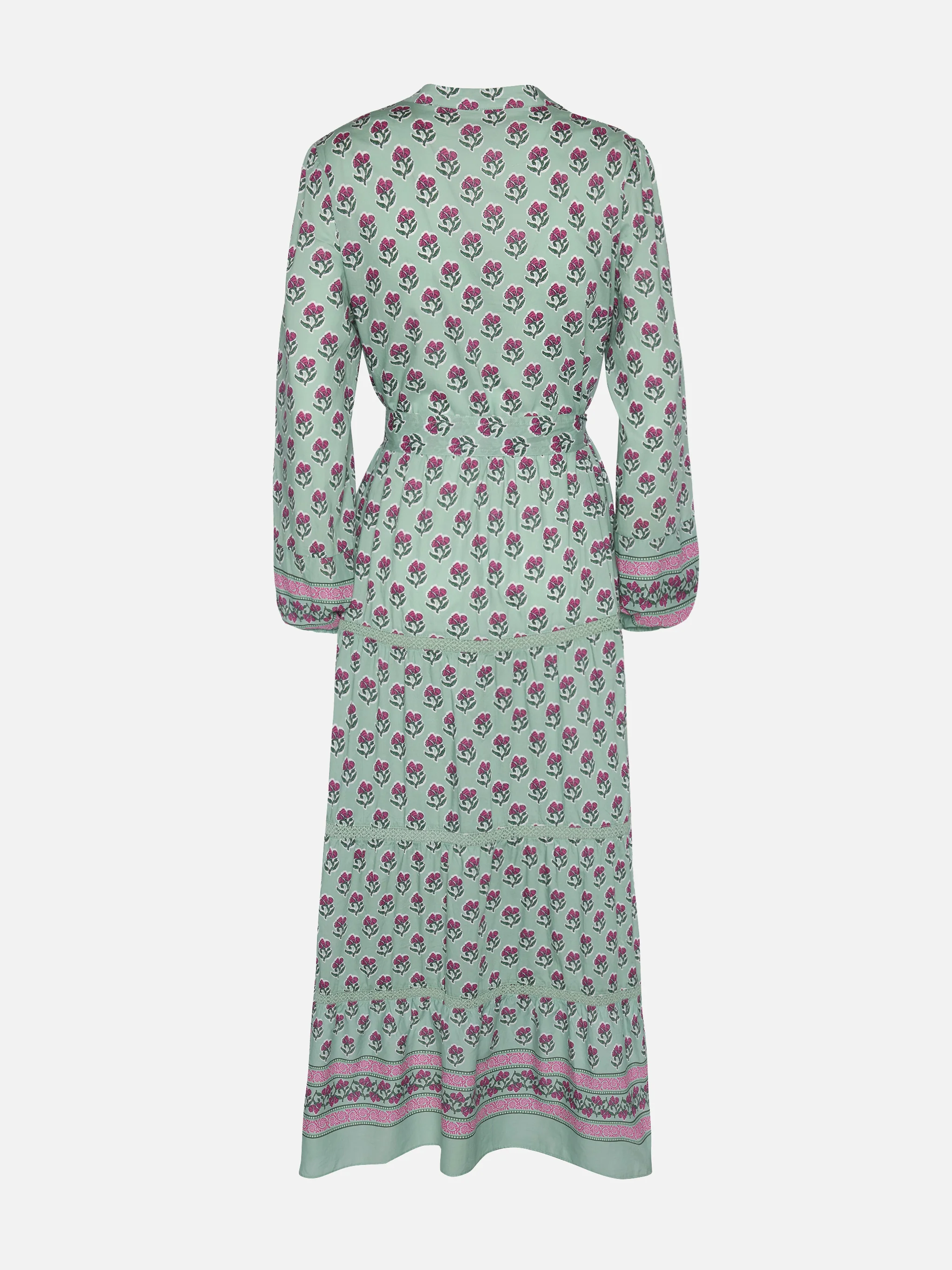 Abito maxi in cotone con stampa floreale Leyde - Image 5