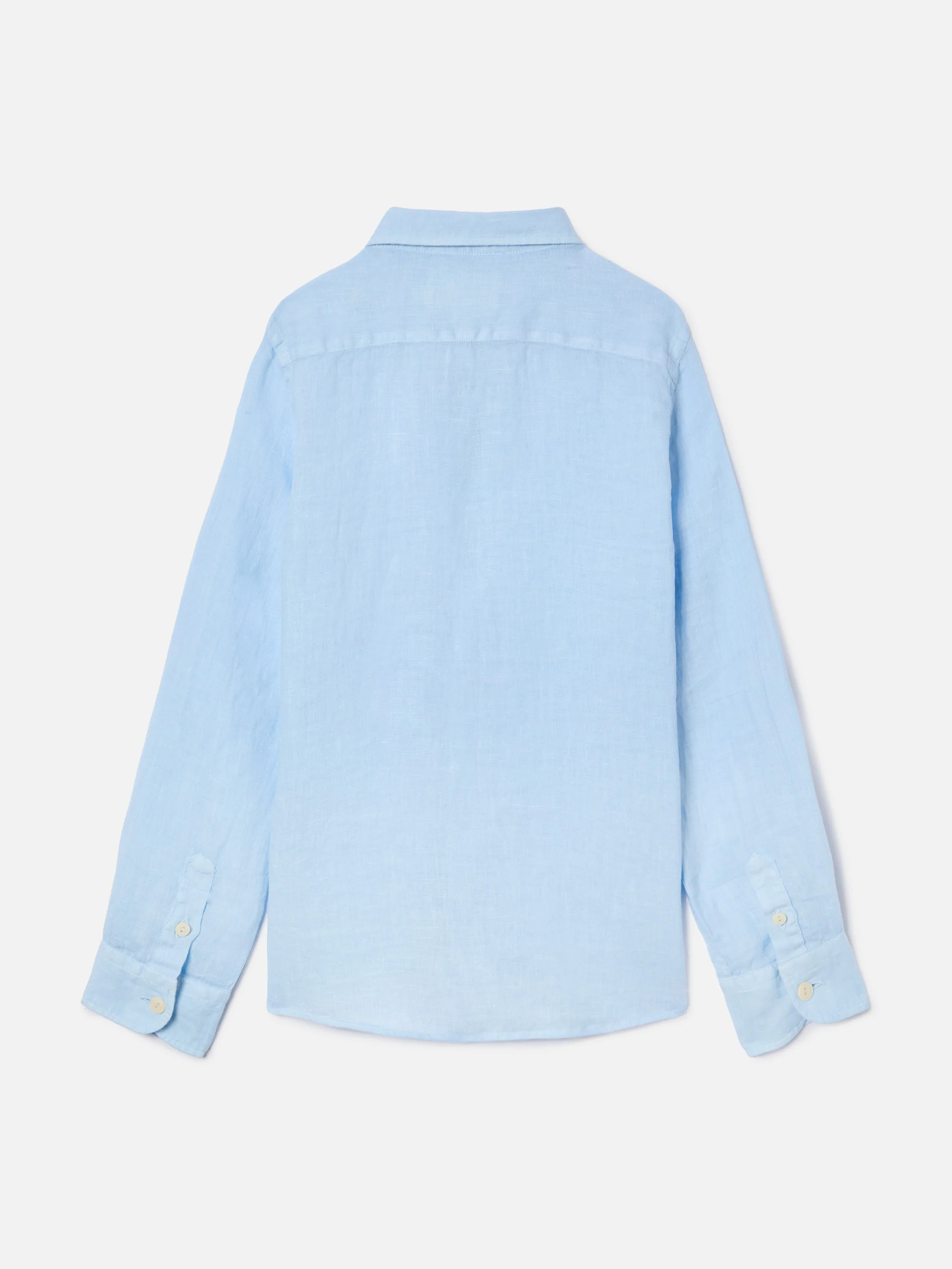 Camicia Agnes in lino azzurro - Image 3