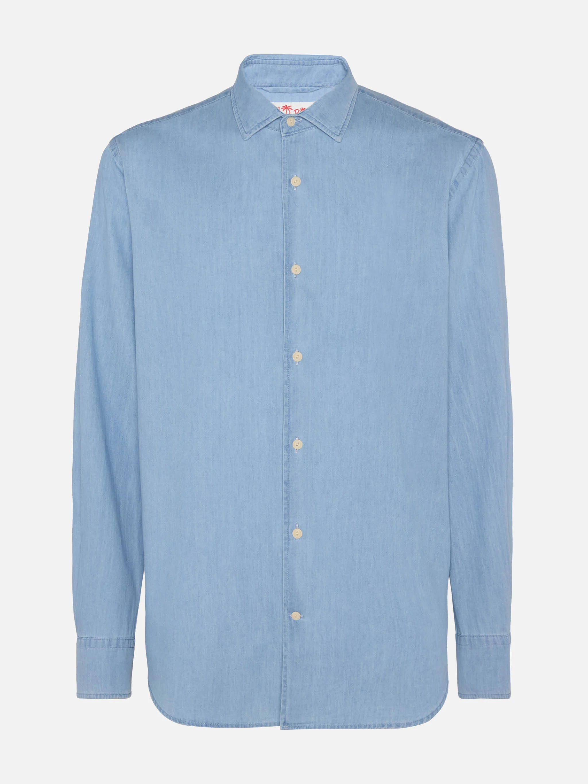 Camicia Pamplona in chambray blu denim chiaro - Image 4