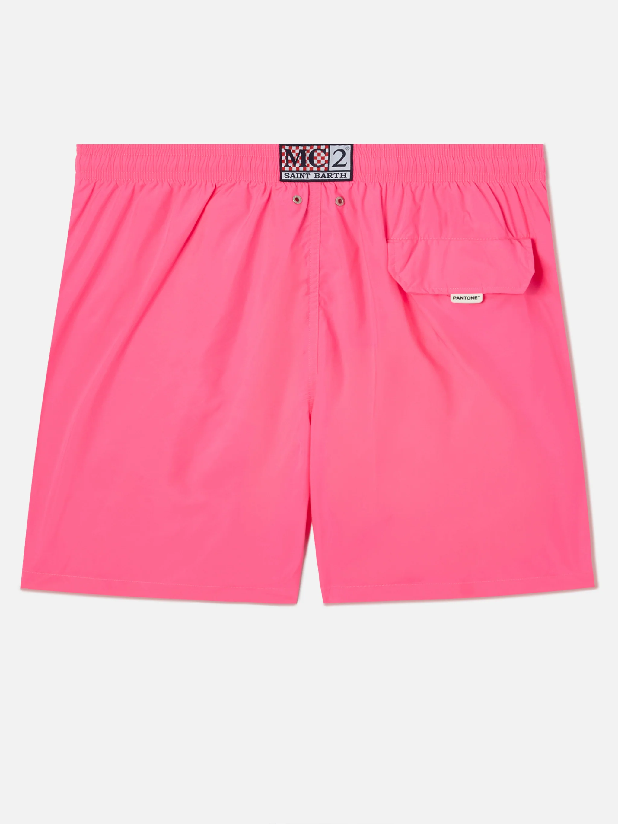 Costume mare Lighting Pantone rosa fluo tinta unita | Special Edition - Image 2