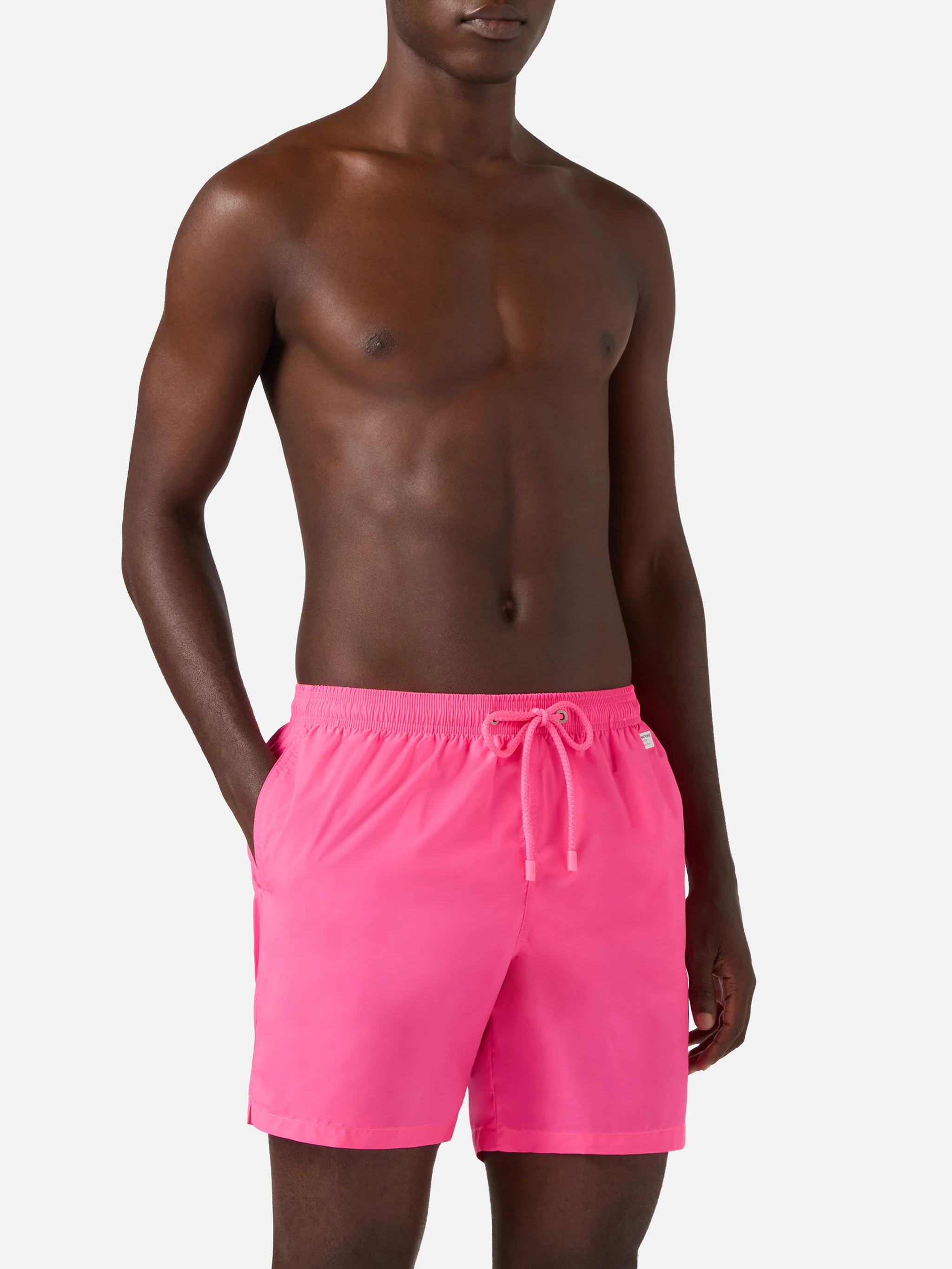 Costume mare Lighting Pantone rosa fluo tinta unita | Special Edition - Image 3