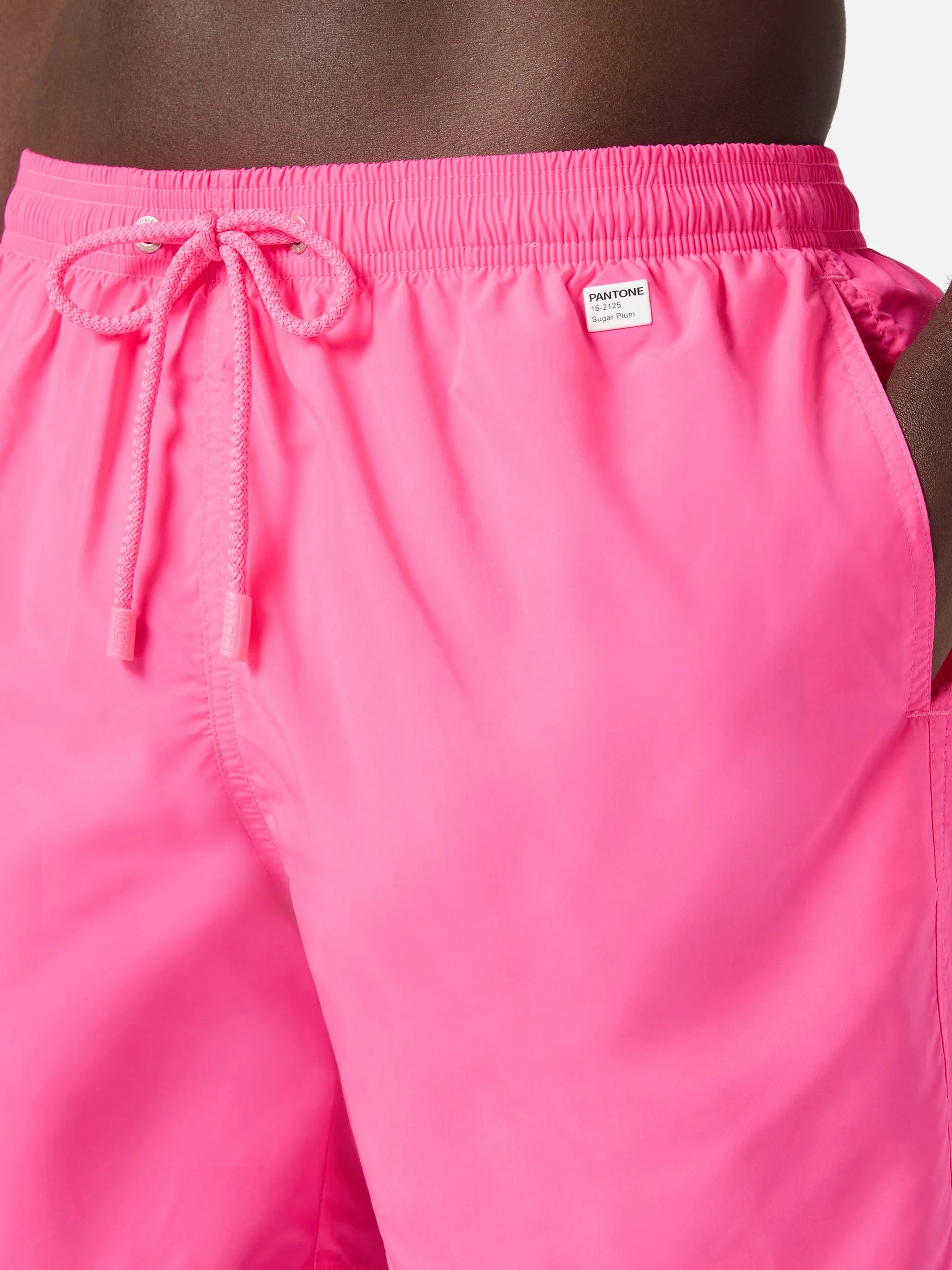 Costume mare Lighting Pantone rosa fluo tinta unita | Special Edition - Image 4