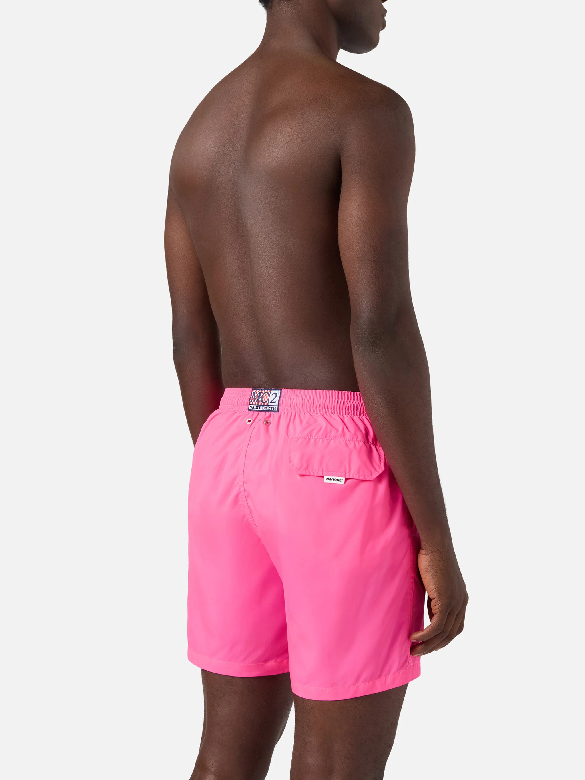 Costume mare Lighting Pantone rosa fluo tinta unita | Special Edition - Image 5
