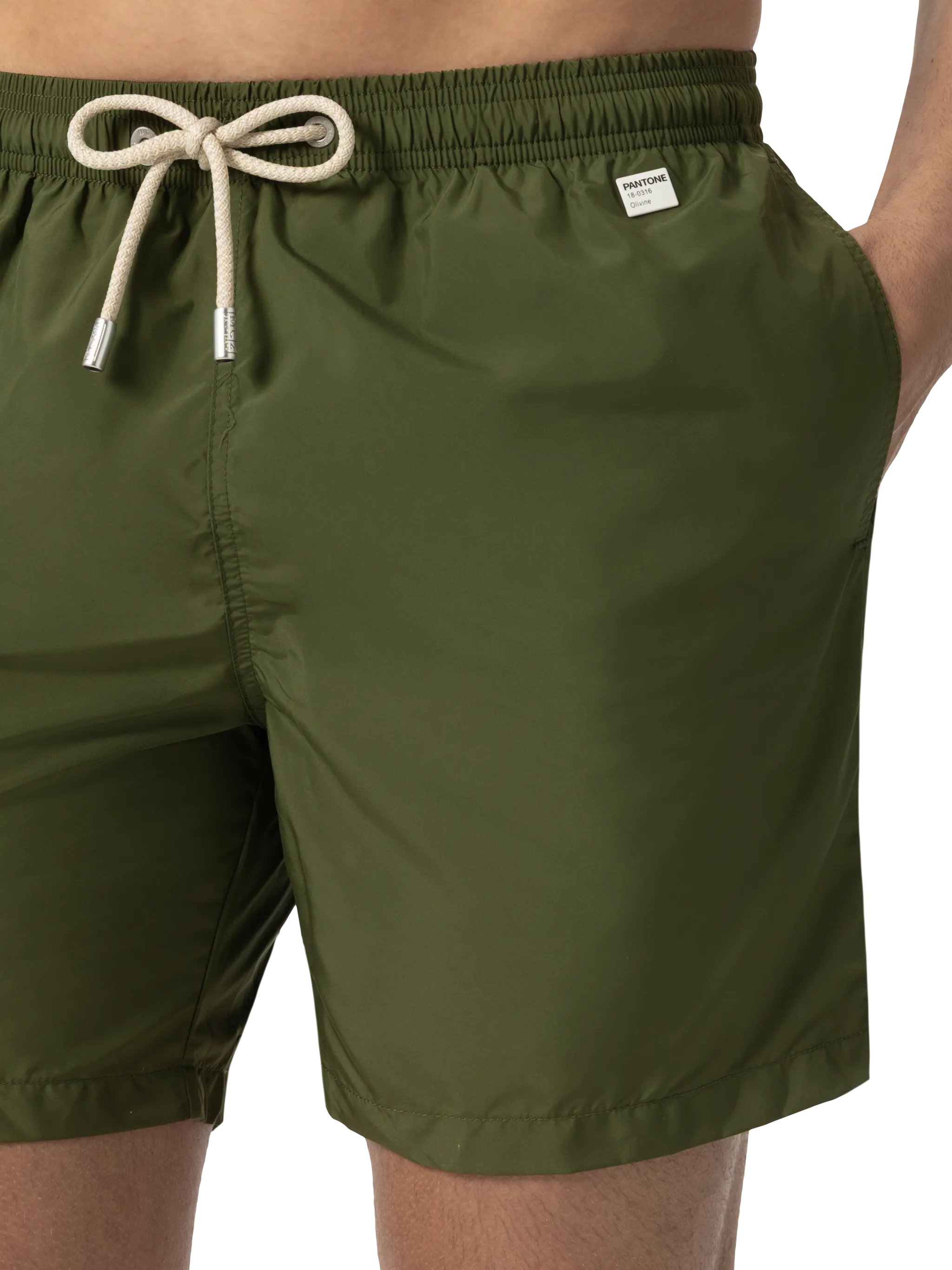 Costume mare Lighting Pantone in tessuto leggero verde militare | PANTONE® SPECIAL EDITION - Image 5